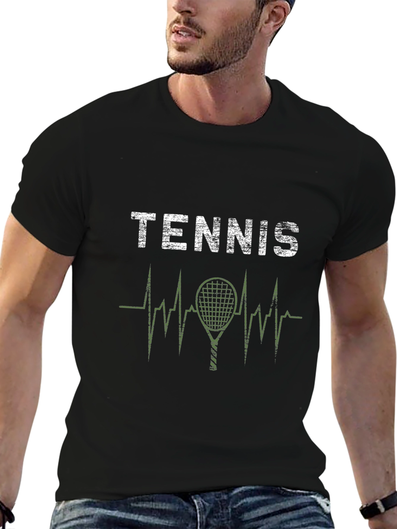 Tennis Heartbeat Graphic Tee
