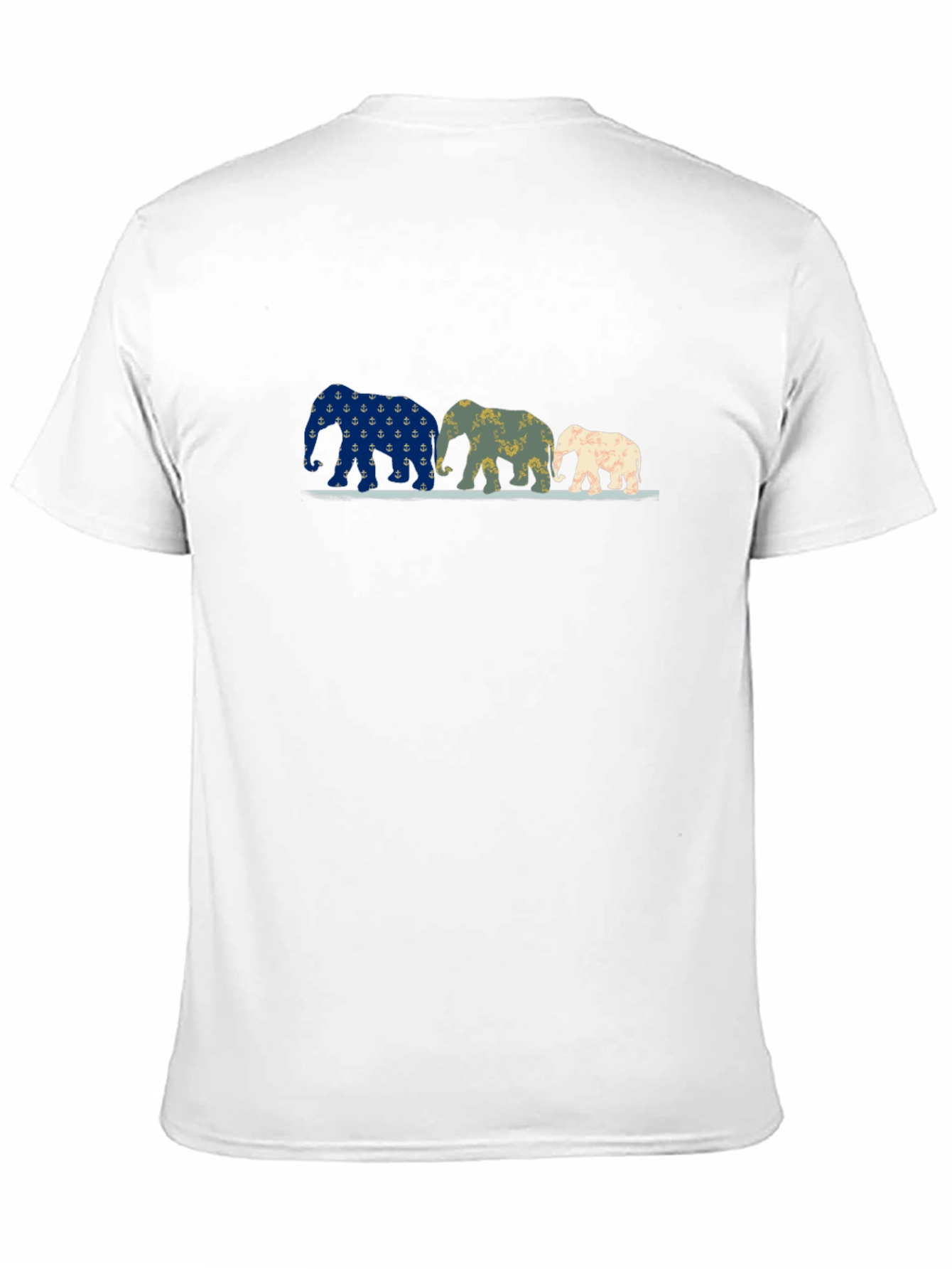 Elephant Family Black Graphic Tee