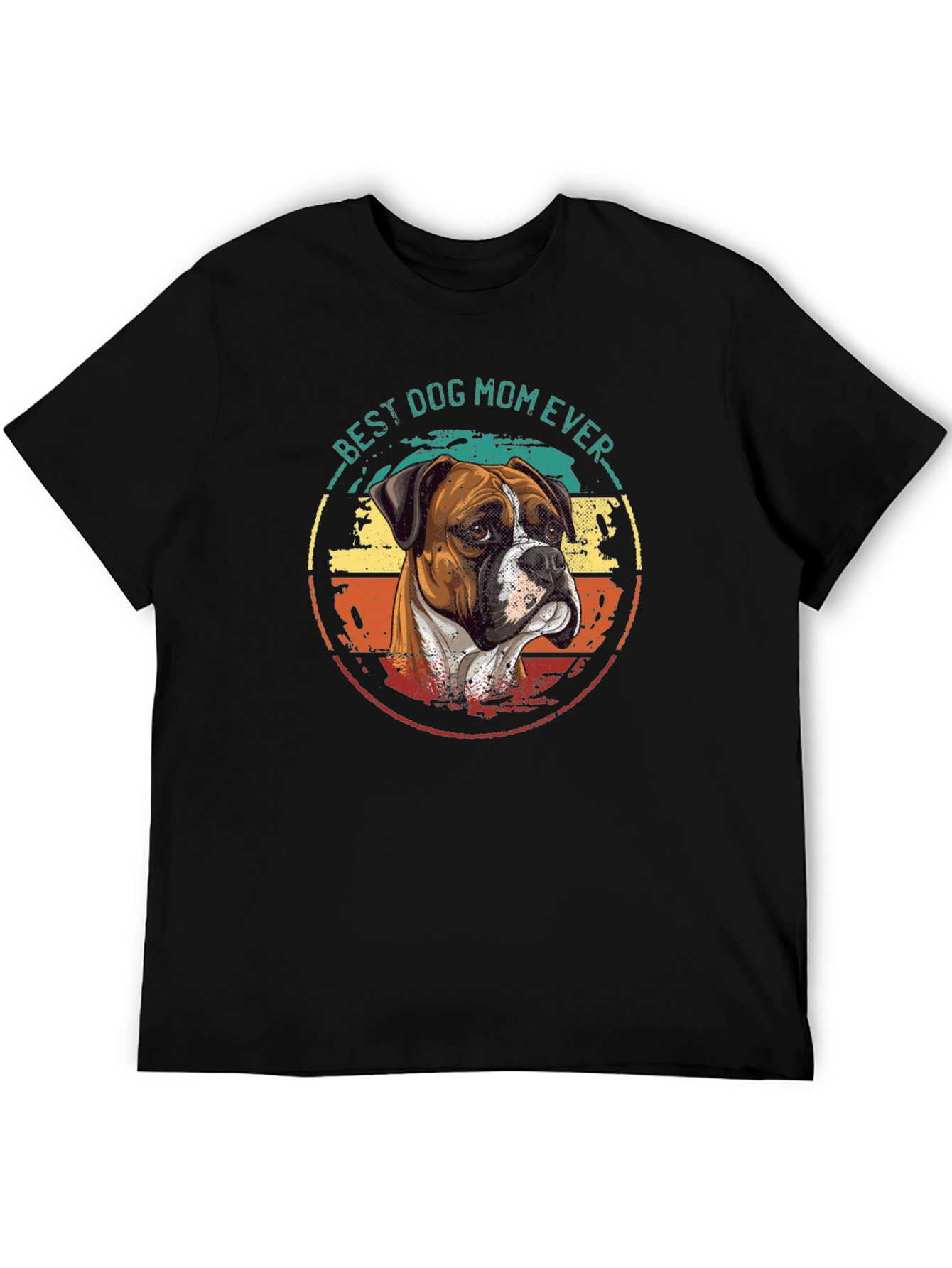Best Dog Mom Ever - Boxer Graphic T-Shirt
