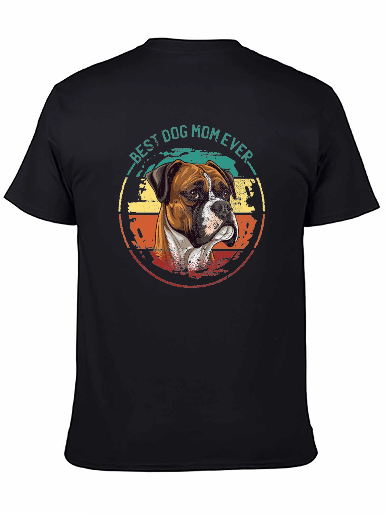 Best Dog Mom Ever - Boxer Graphic T-Shirt