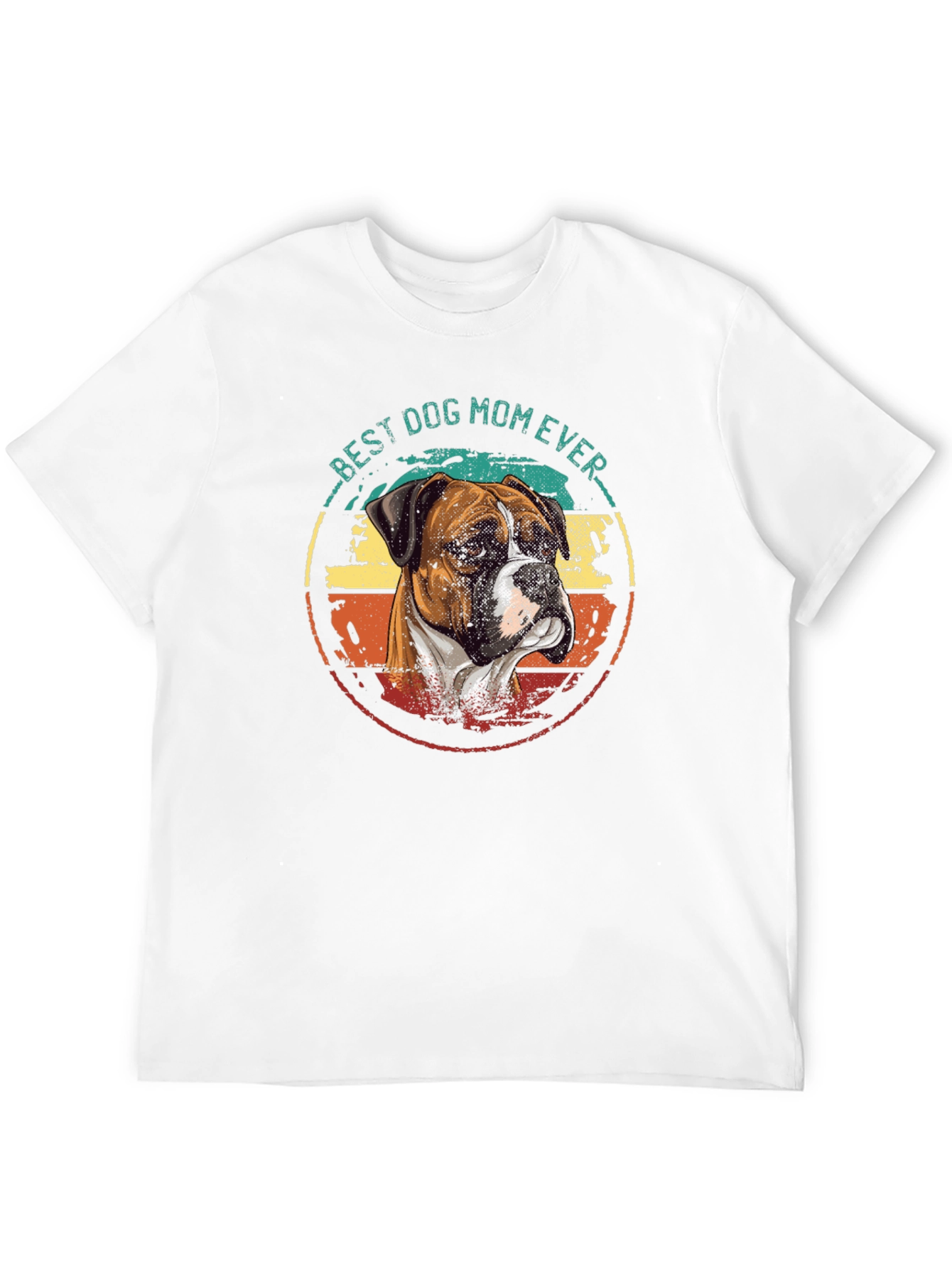Best Dog Mom Ever - Boxer Graphic T-Shirt