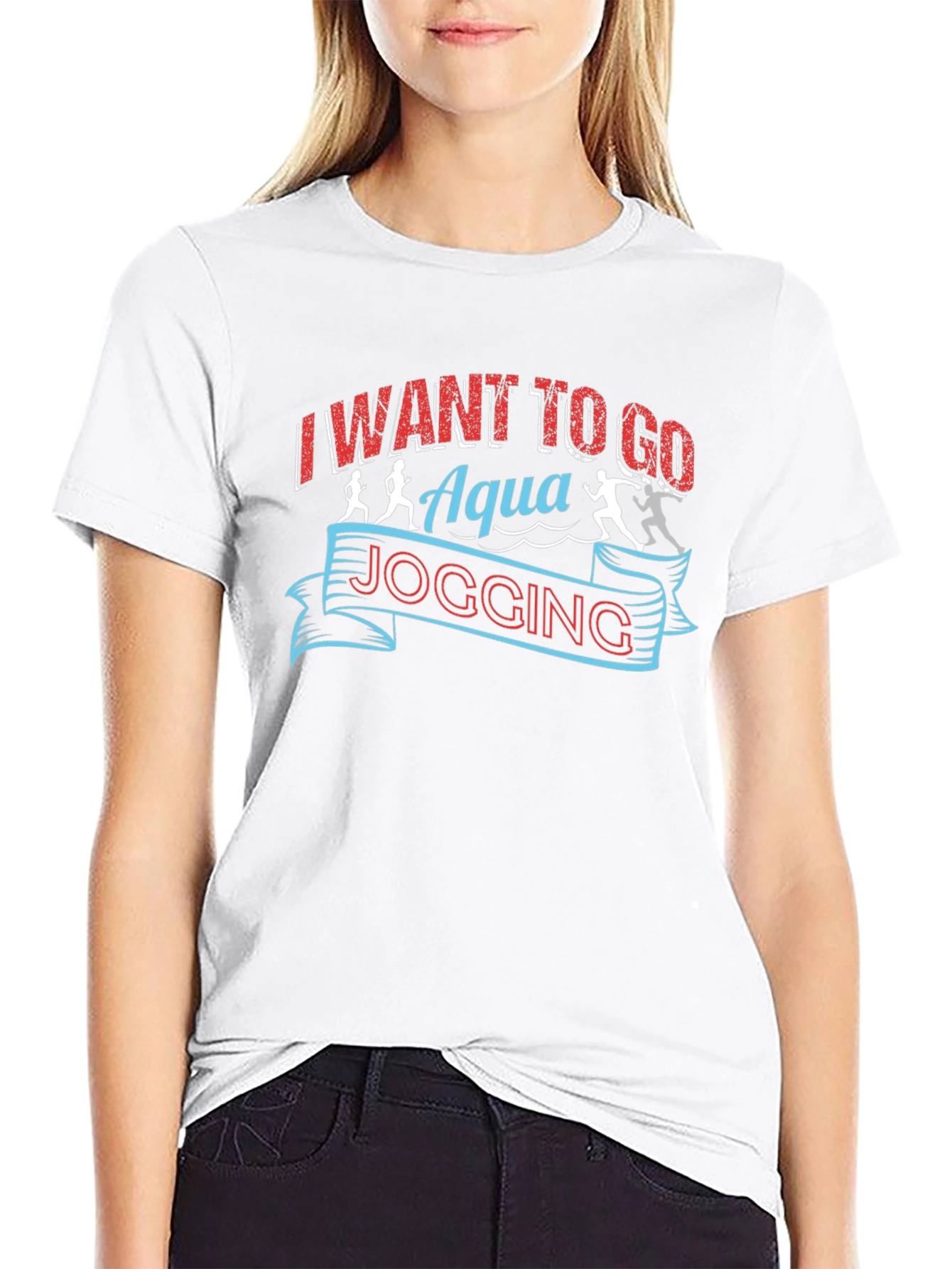 Aqua Jogging Graphic Tee