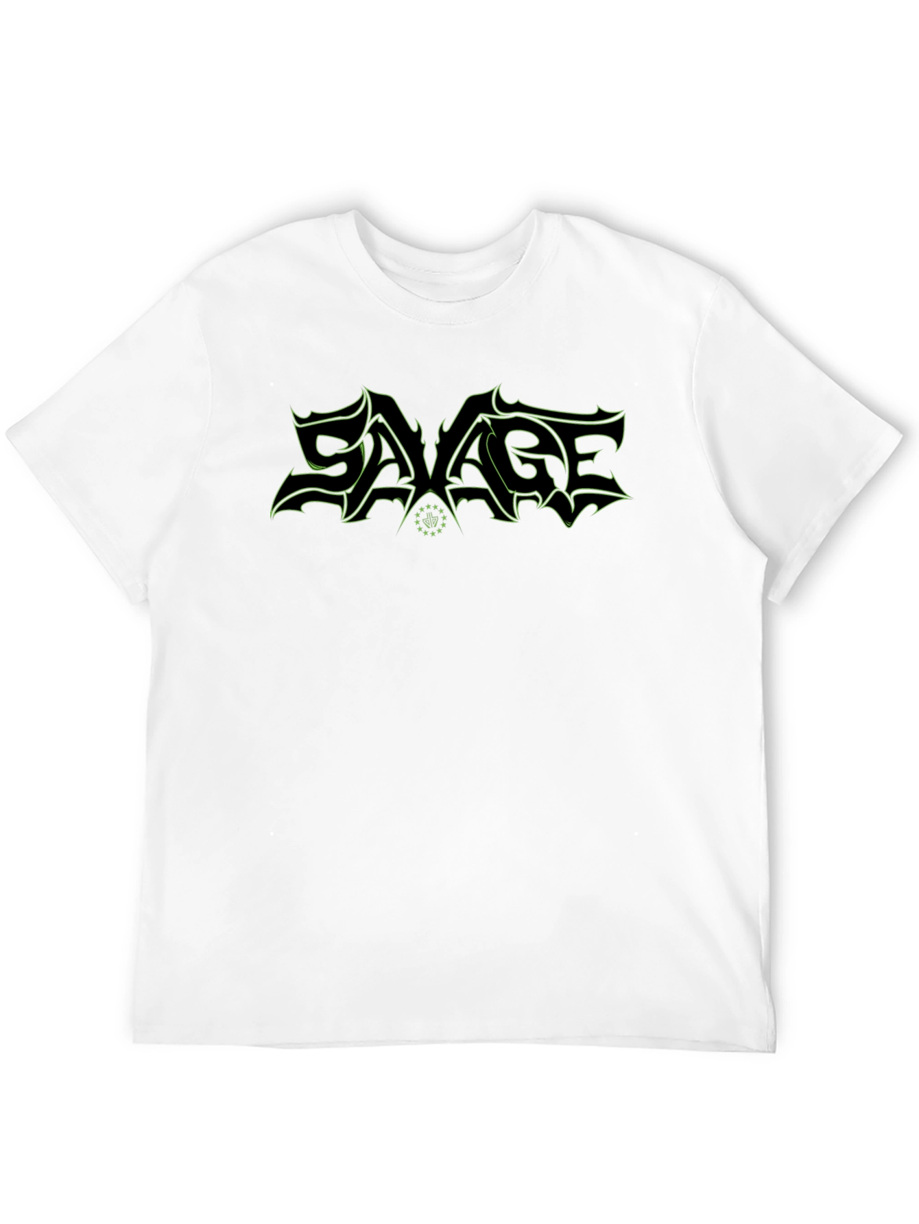 Savage Graphic Print Black T-Shirt
