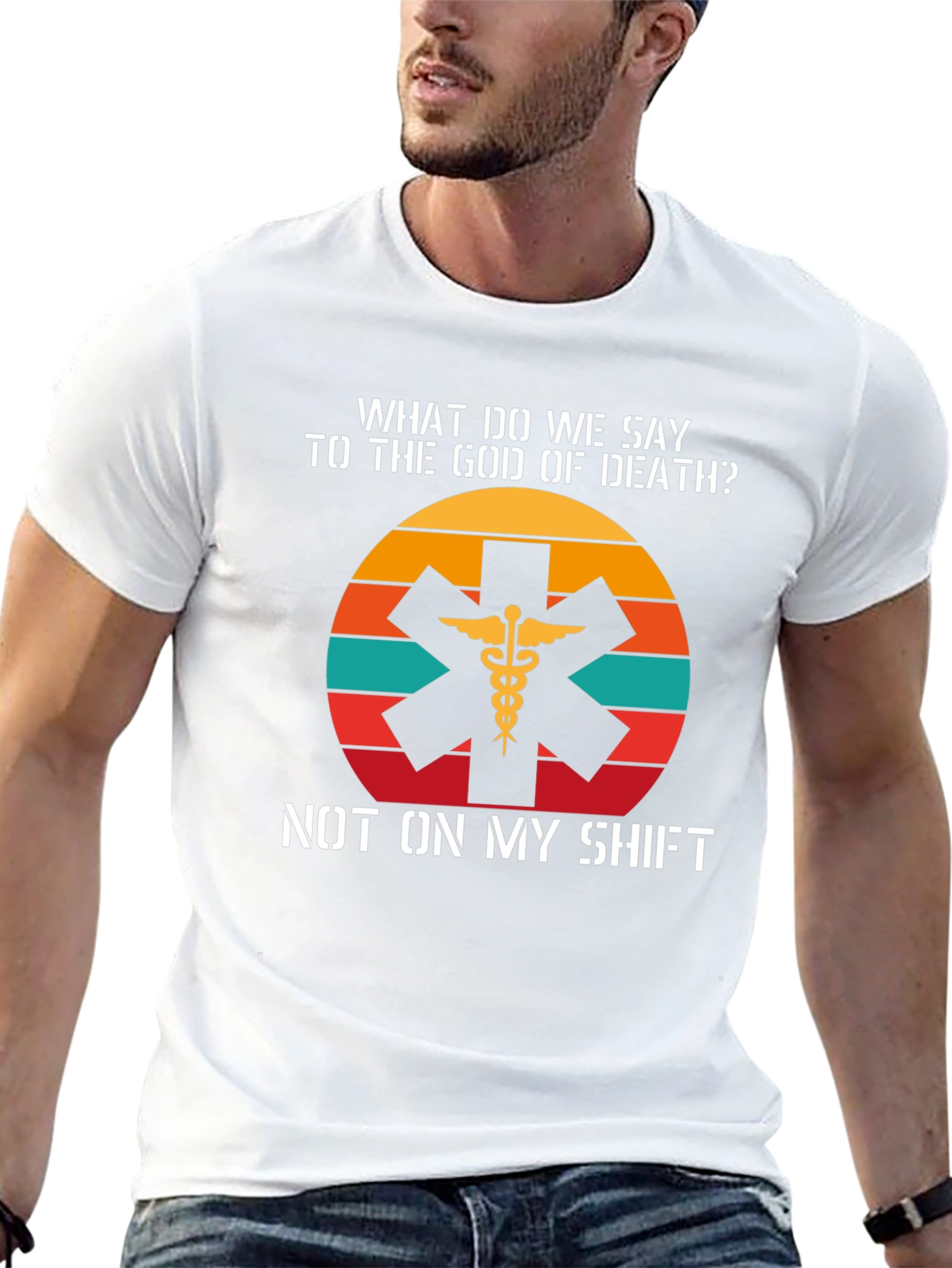 EMS T-Shirt: Not On My Shift Retro Design