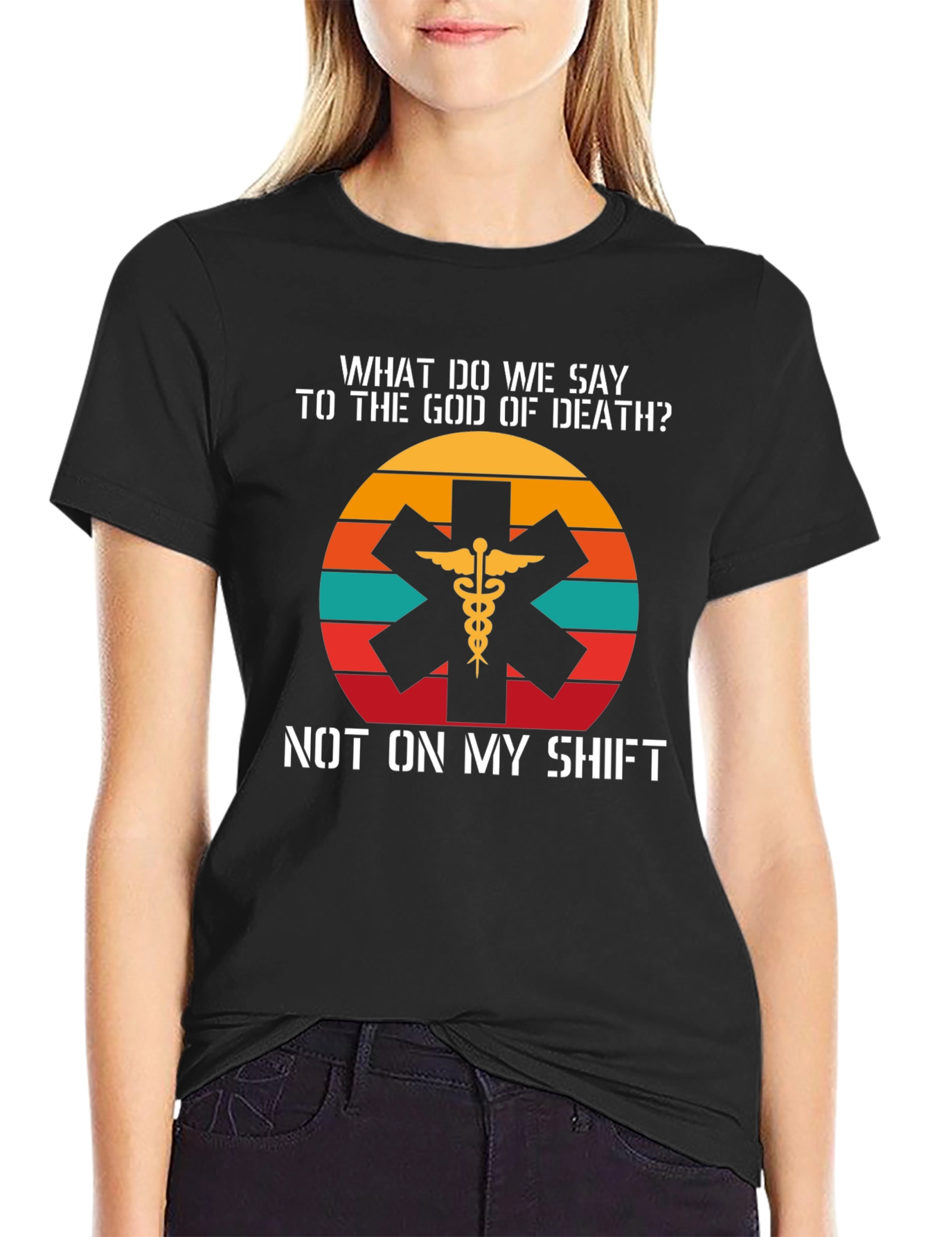 EMS T-Shirt: Not On My Shift Retro Design