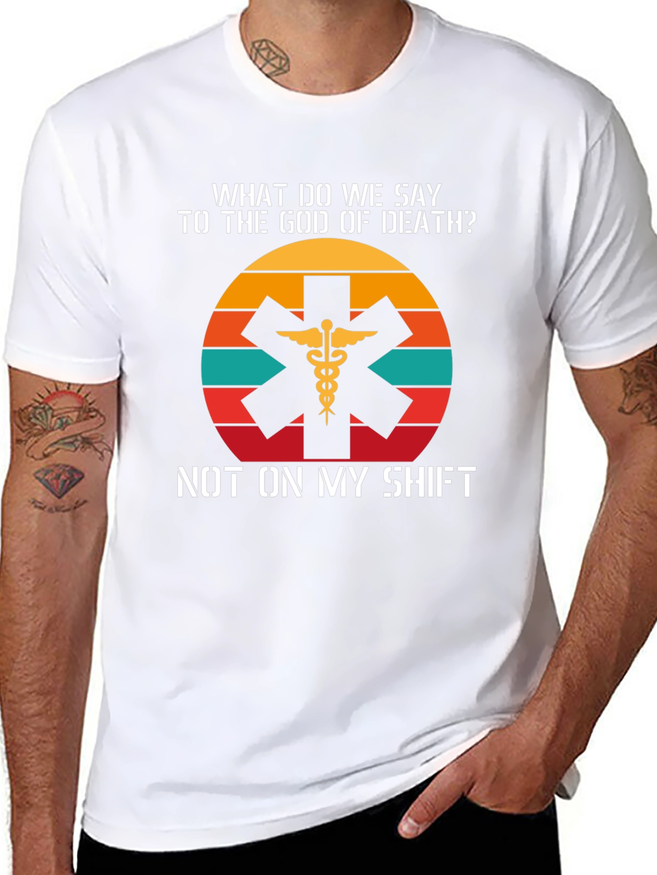 EMS T-Shirt: Not On My Shift Retro Design