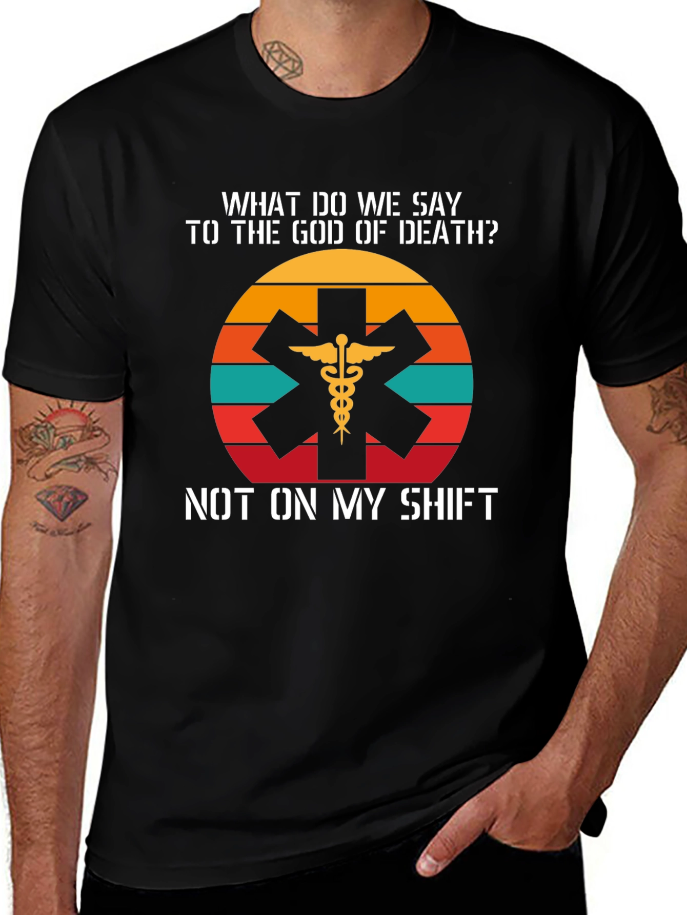 EMS T-Shirt: Not On My Shift Retro Design