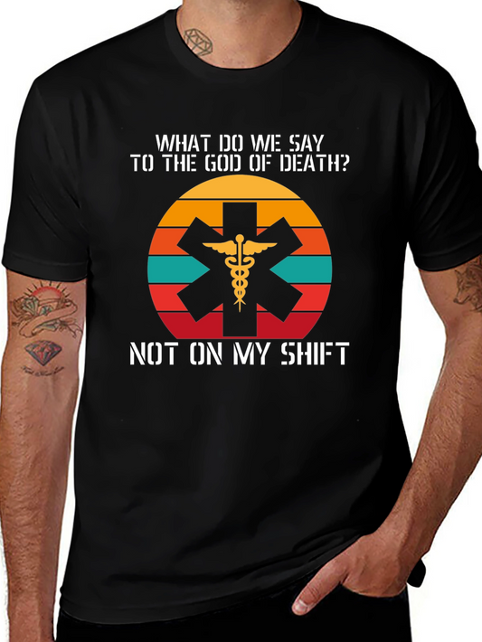 EMS T-Shirt: Not On My Shift Retro Design