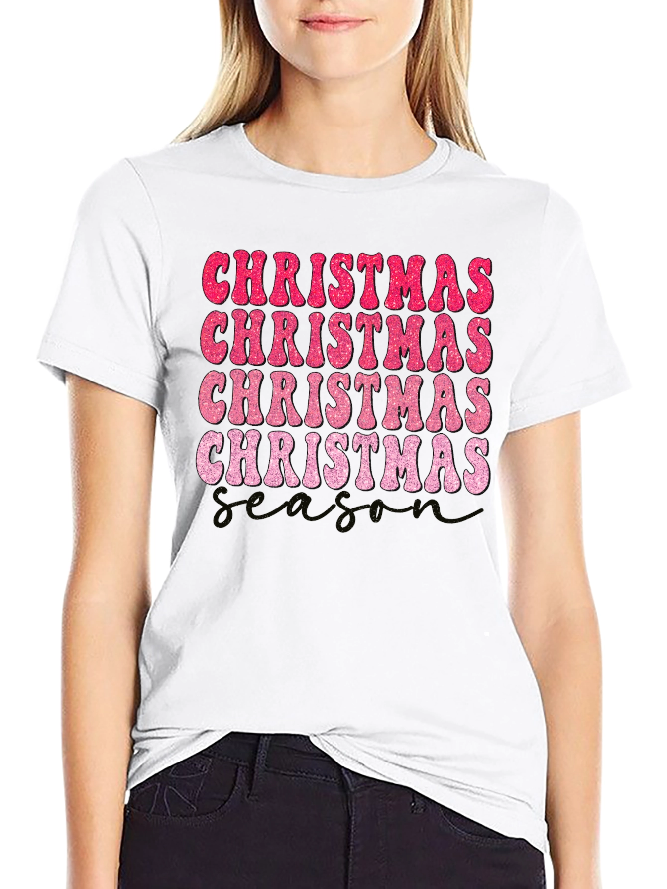Christmas Sparkle T-Shirt - Festive Holiday Tee
