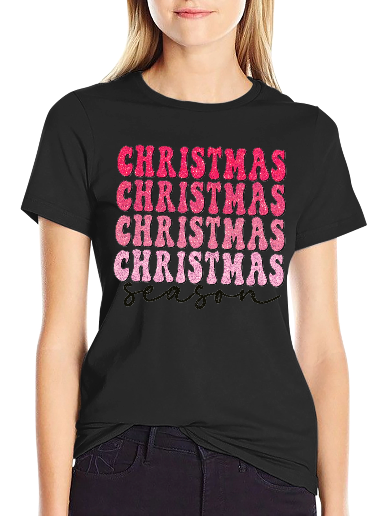 Christmas Sparkle T-Shirt - Festive Holiday Tee
