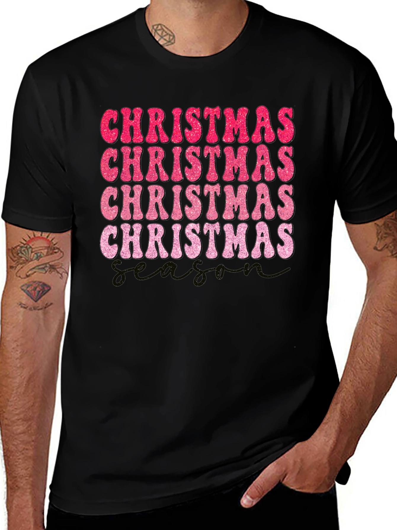 Christmas Sparkle T-Shirt - Festive Holiday Tee