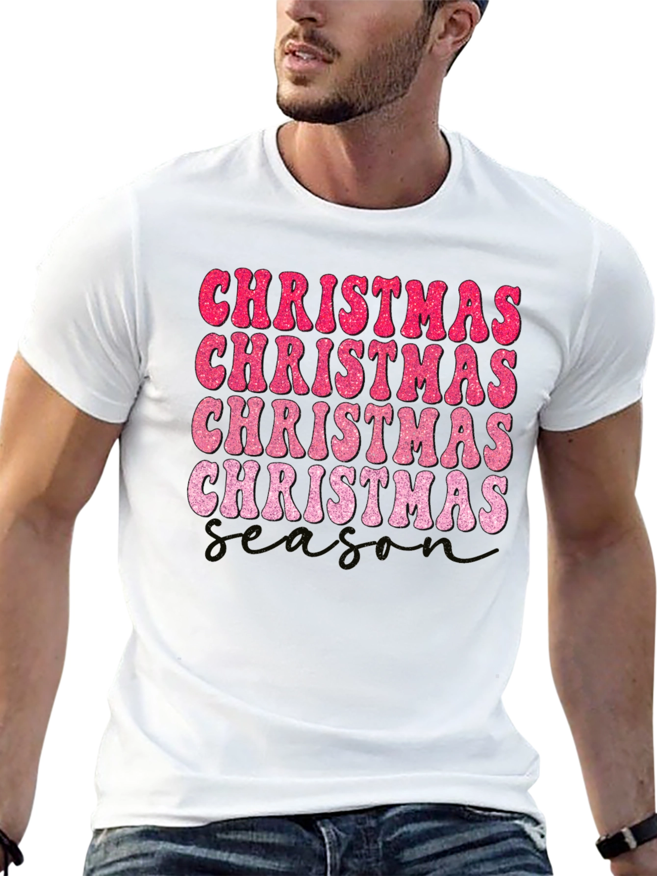 Christmas Sparkle T-Shirt - Festive Holiday Tee