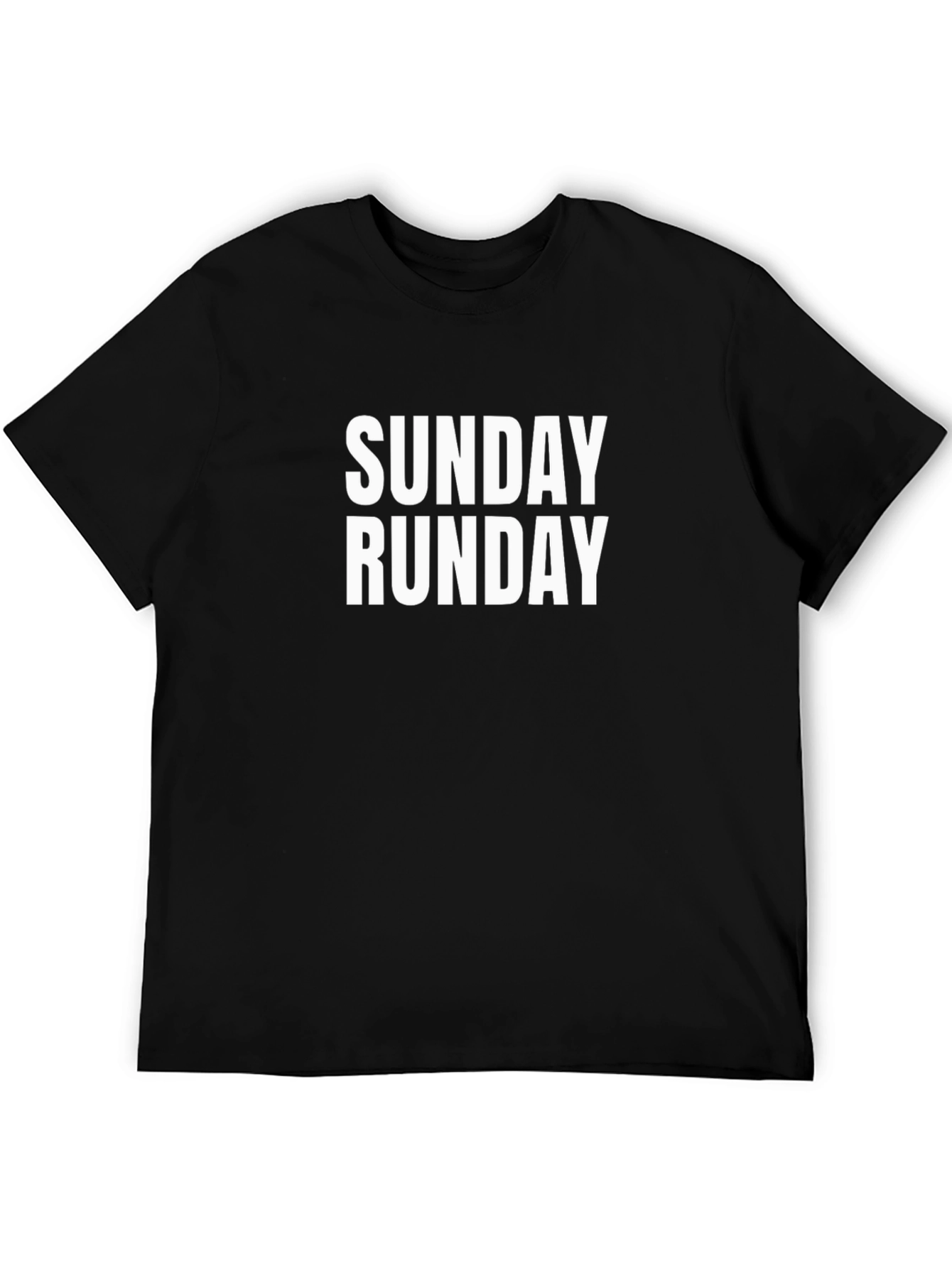 Sunday Runday Black T-Shirt