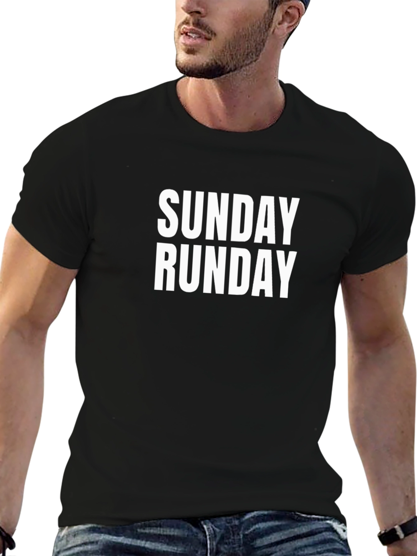 Sunday Runday Black T-Shirt
