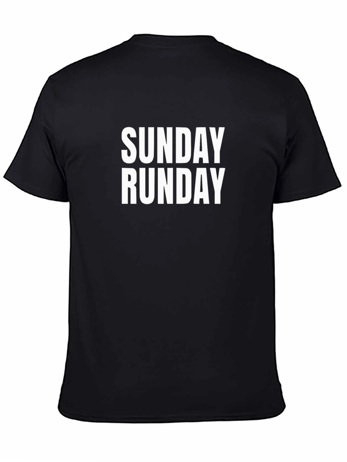 Sunday Runday Black T-Shirt