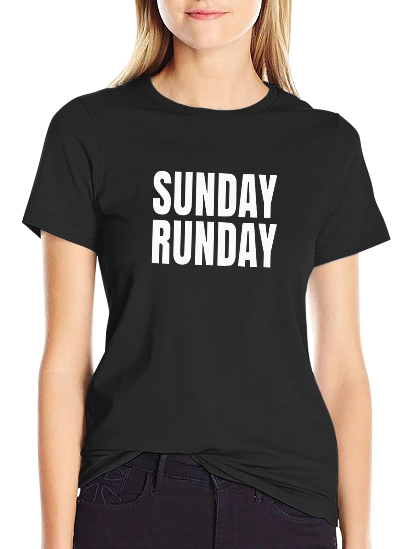 Sunday Runday Black T-Shirt