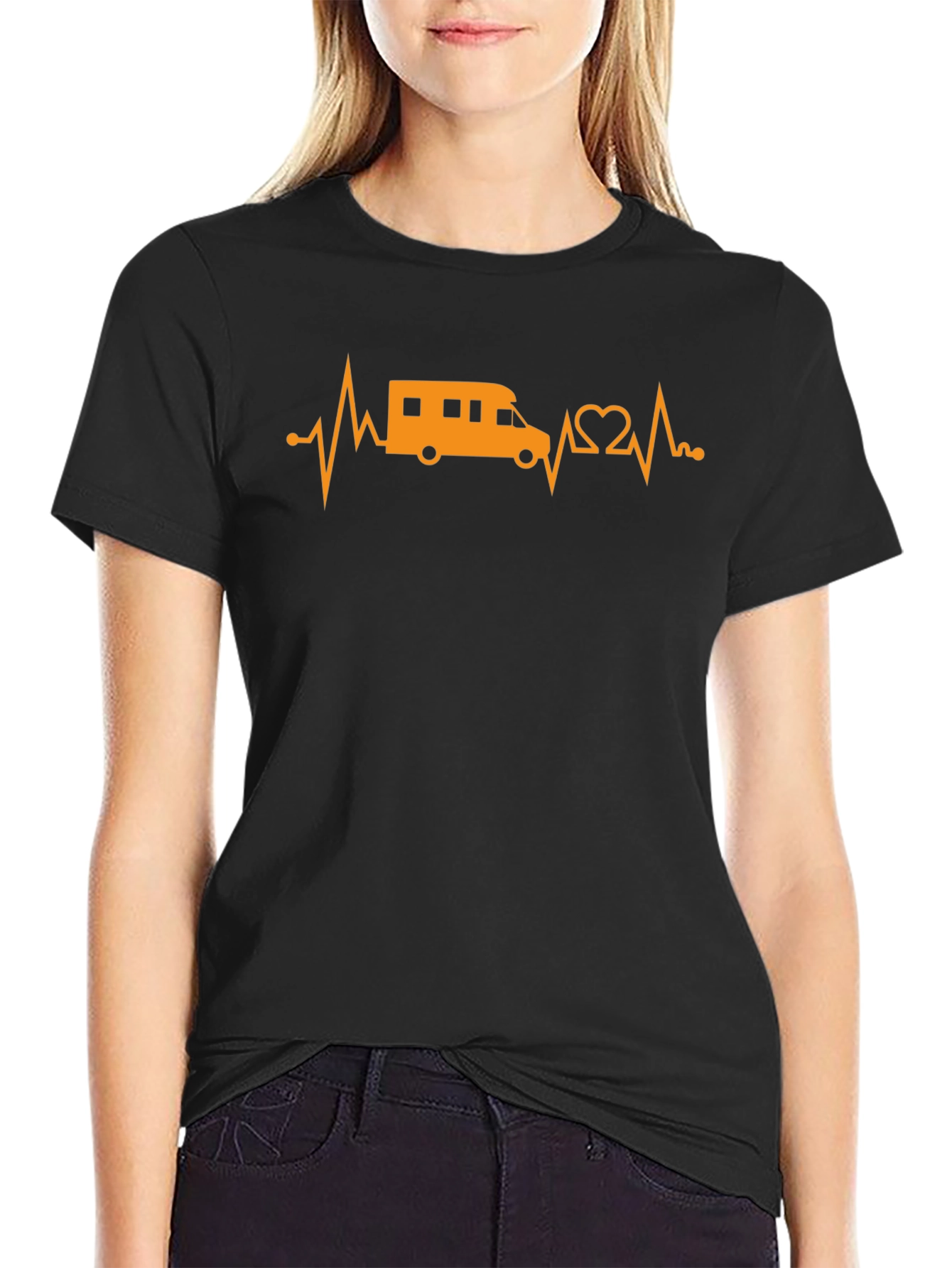 RV Heartbeat T-Shirt - Camping Life Tee