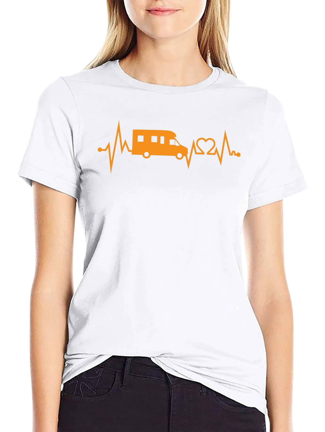 RV Heartbeat T-Shirt - Camping Life Tee