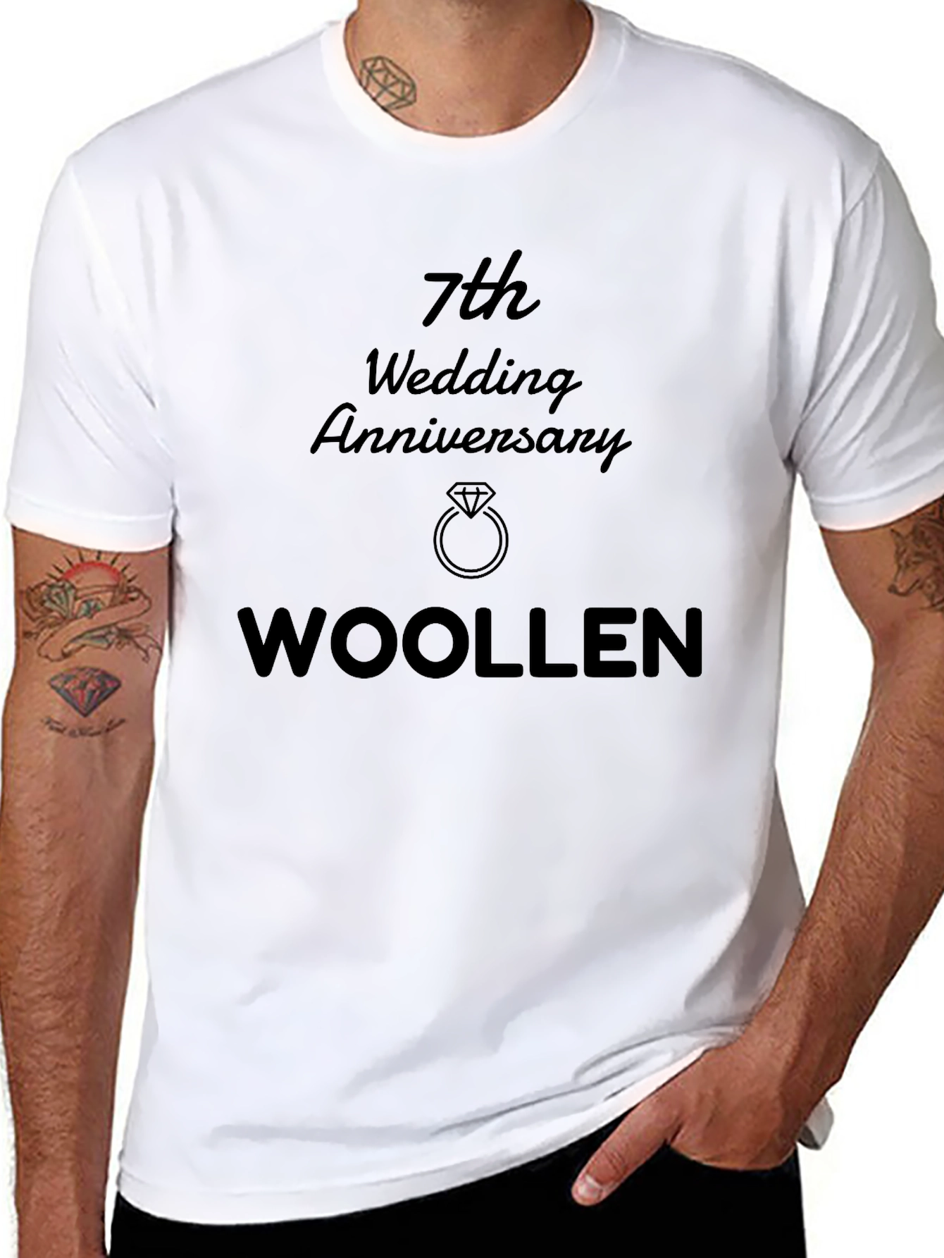 7th Woollen Wedding Anniversary T-Shirt