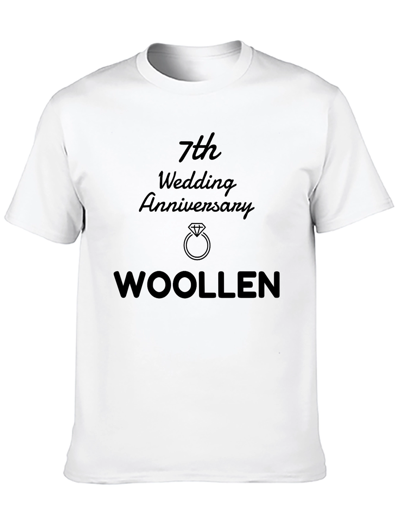 7th Woollen Wedding Anniversary T-Shirt