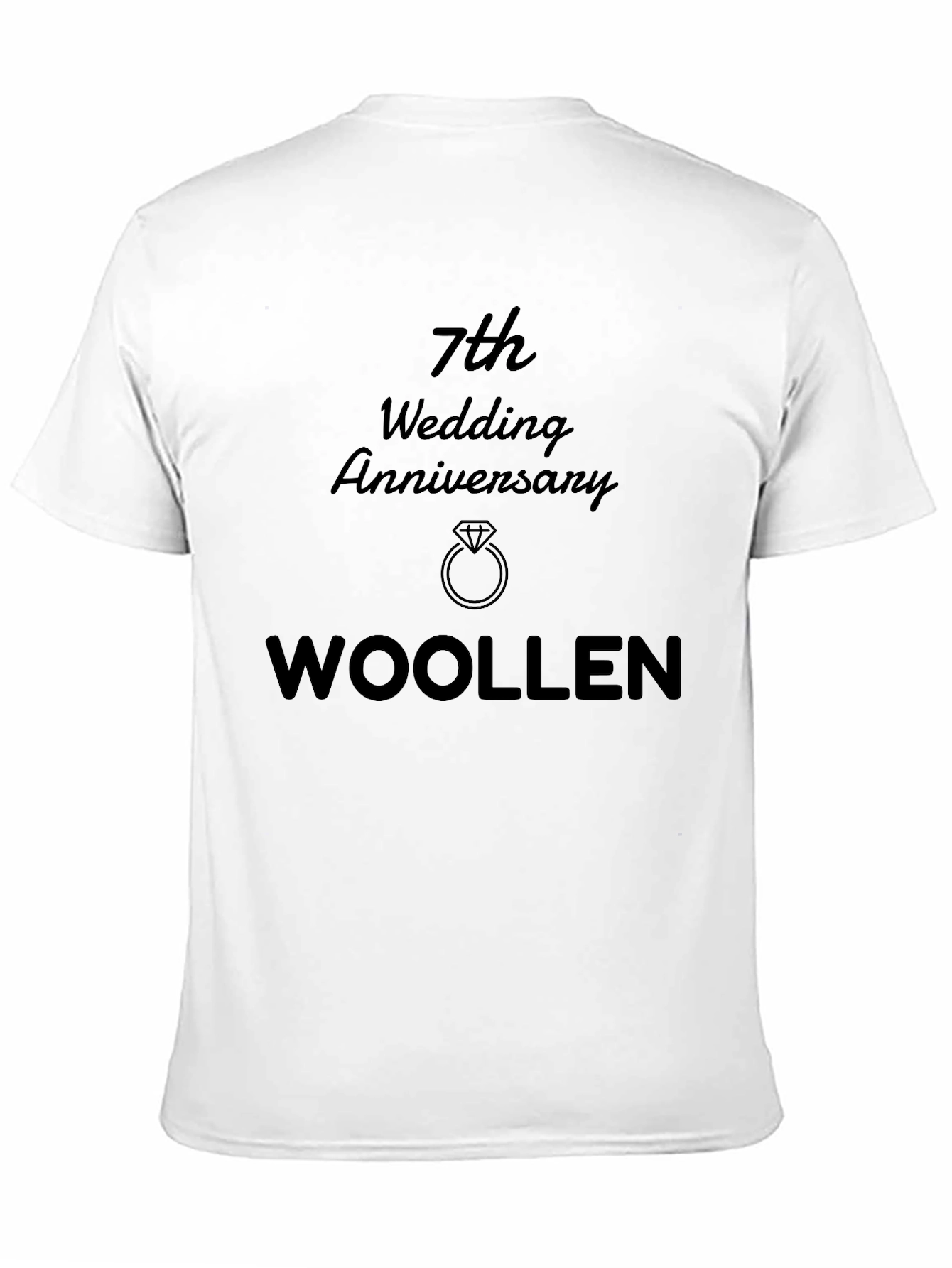 7th Woollen Wedding Anniversary T-Shirt