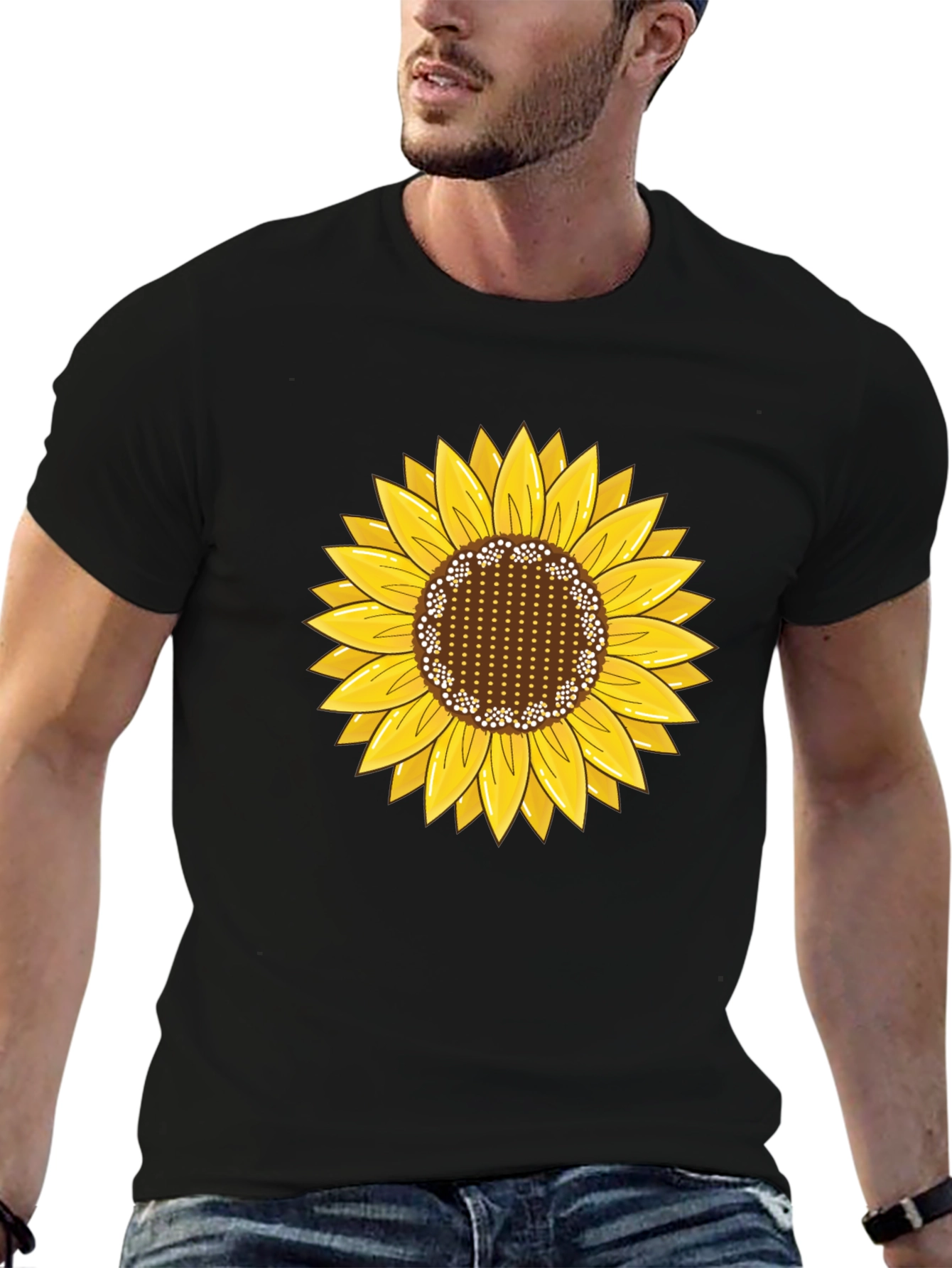 Sunflower Graphic Print T-Shirt