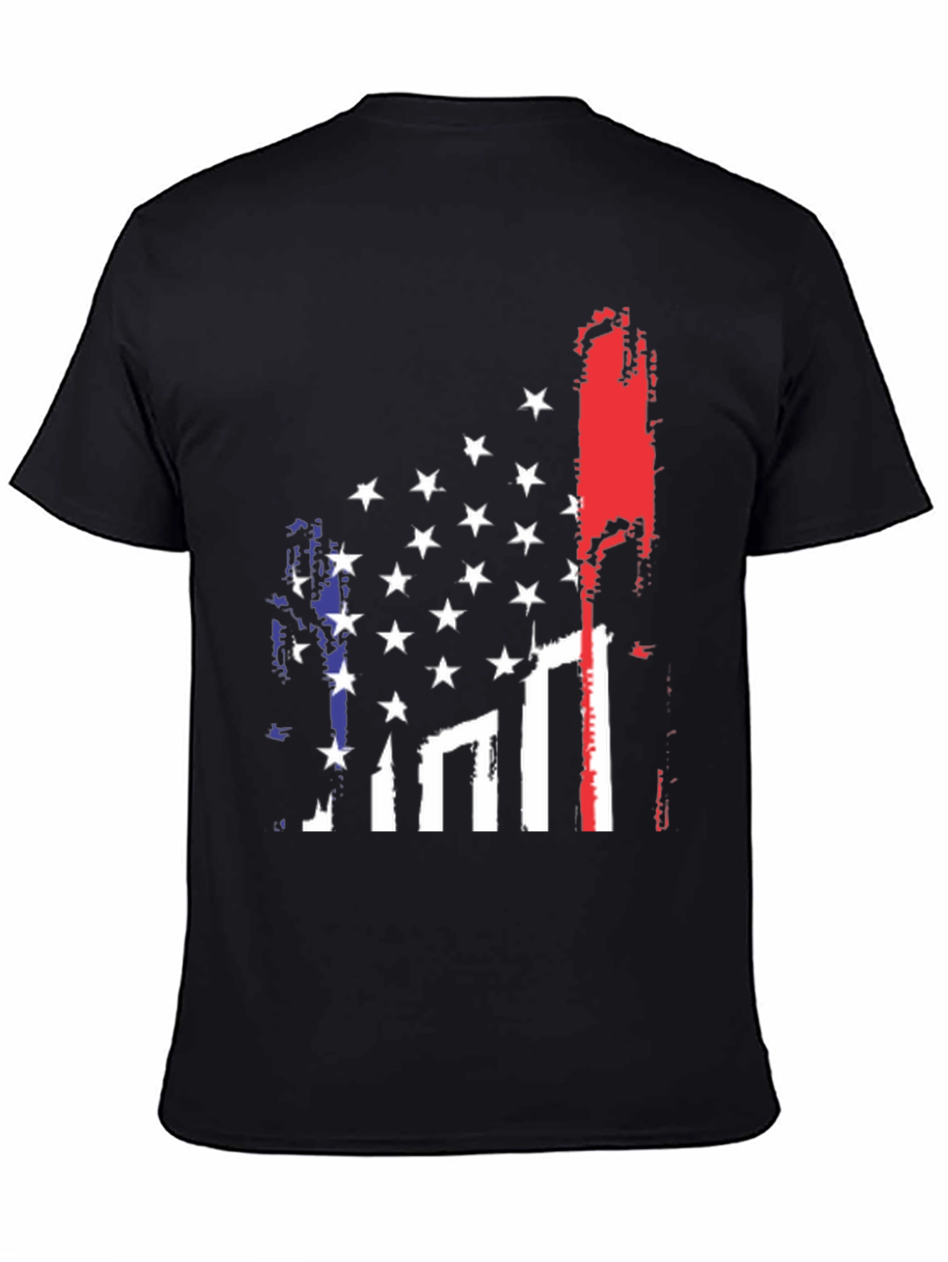 American Flag Graphic Tee - Patriotic Design