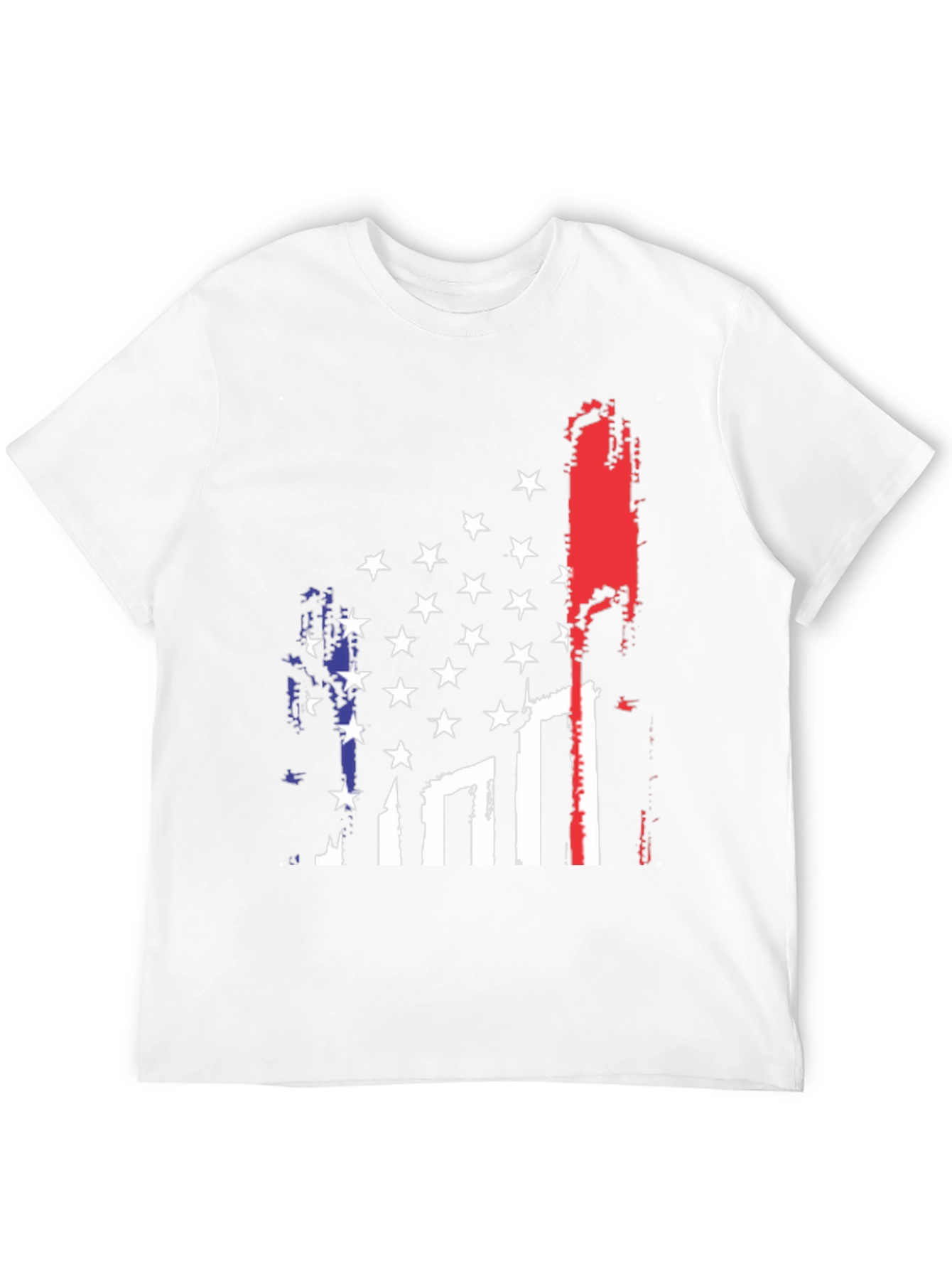 American Flag Graphic Tee - Patriotic Design