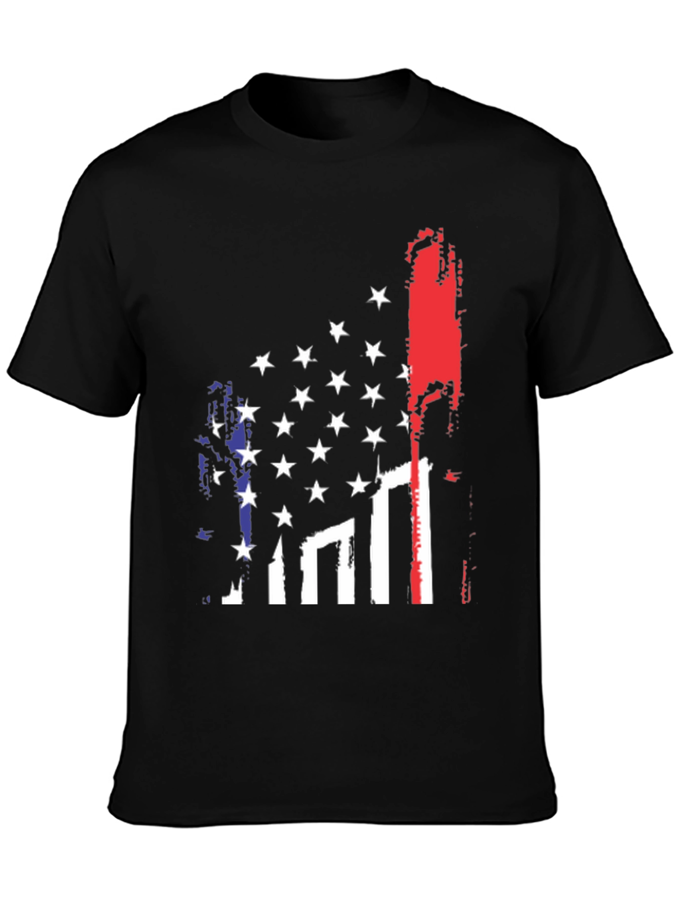 American Flag Graphic Tee - Patriotic Design