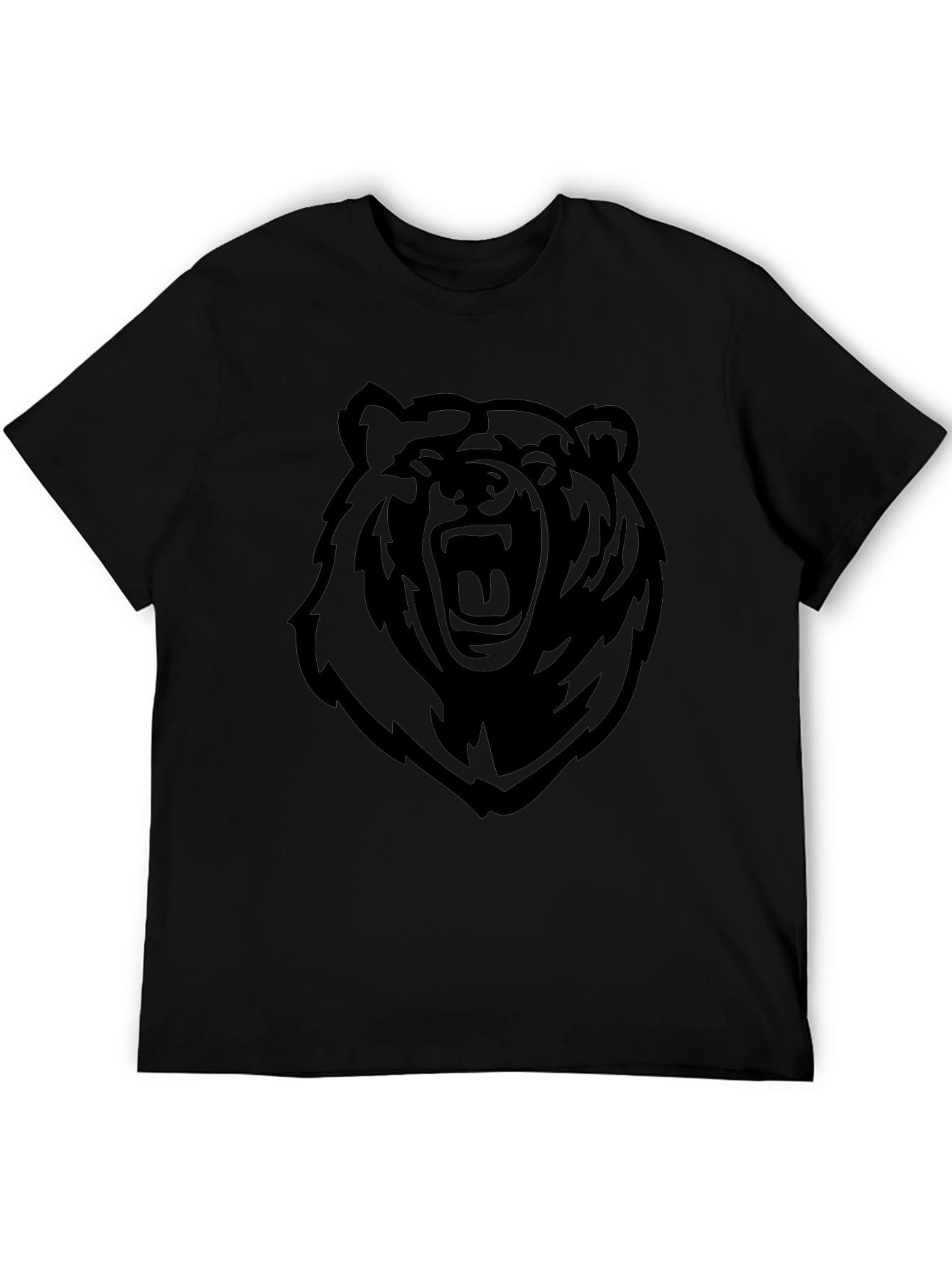 Black Bear Graphic Tee - Mens Crew Neck