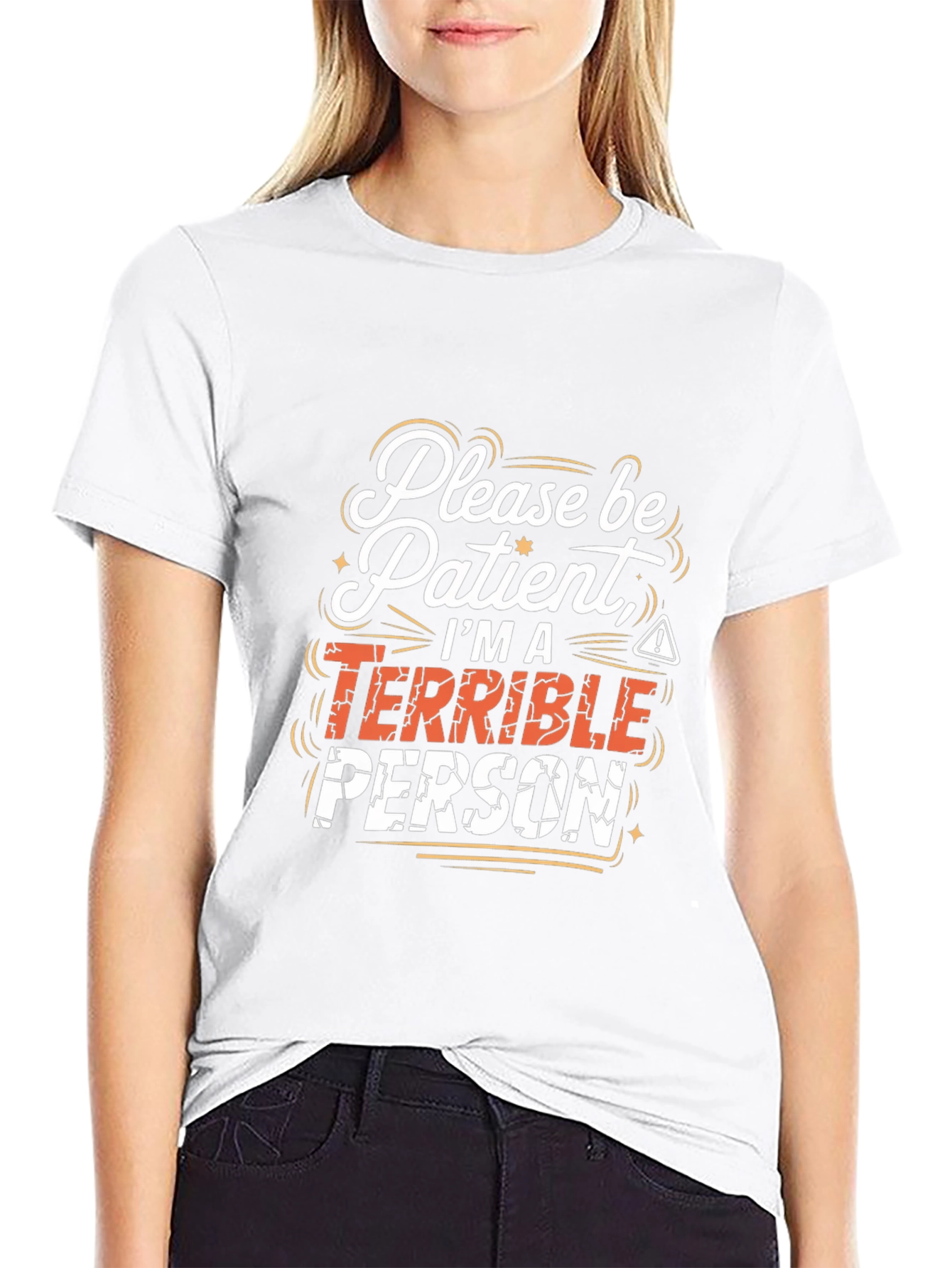 Terrible Person Graphic Tee - Funny Sarcastic T-Shirt