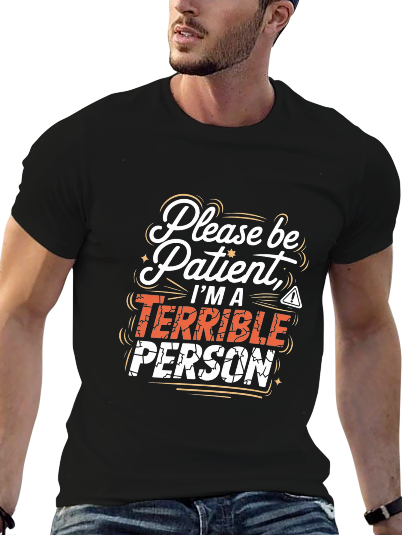 Terrible Person Graphic Tee - Funny Sarcastic T-Shirt