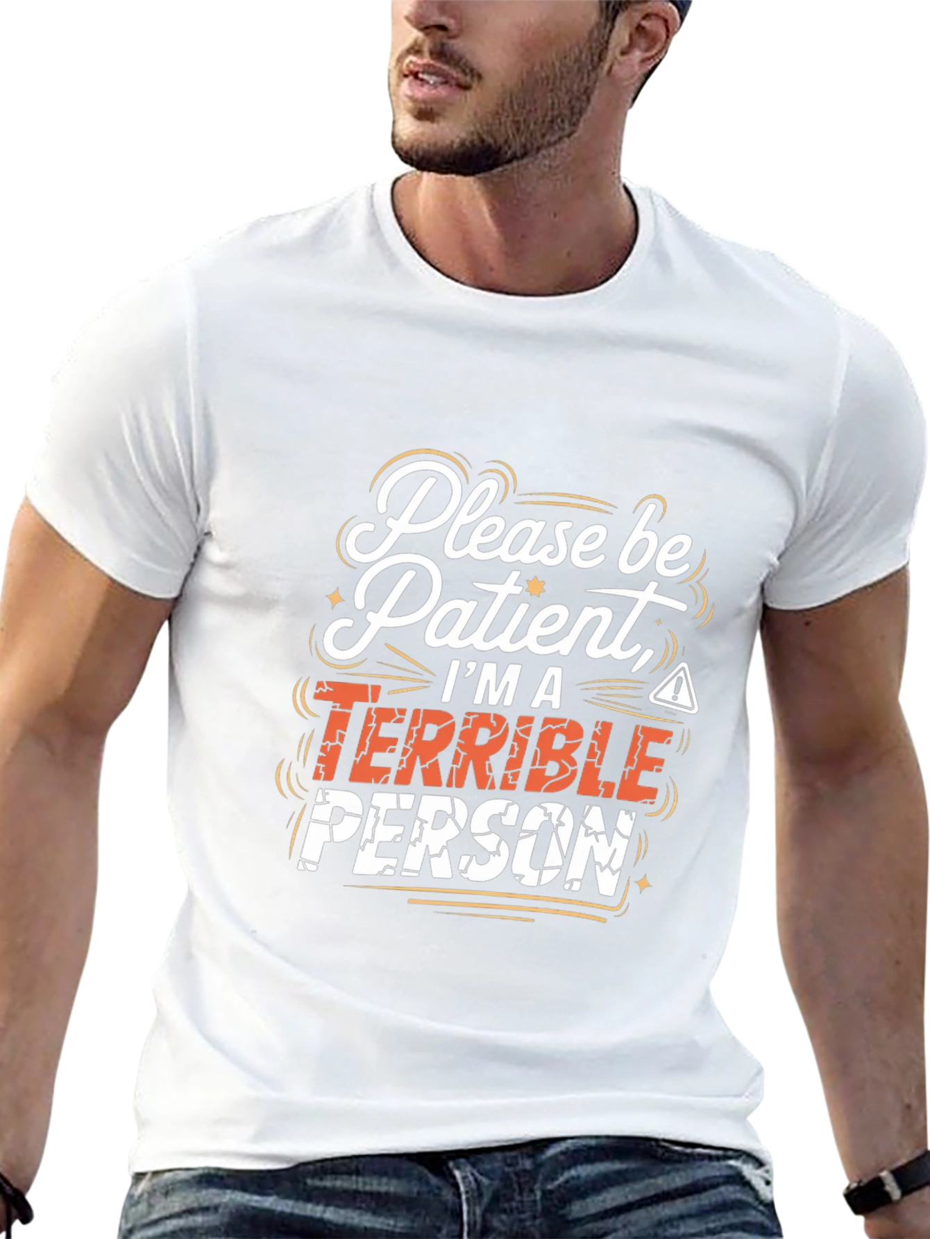 Terrible Person Graphic Tee - Funny Sarcastic T-Shirt