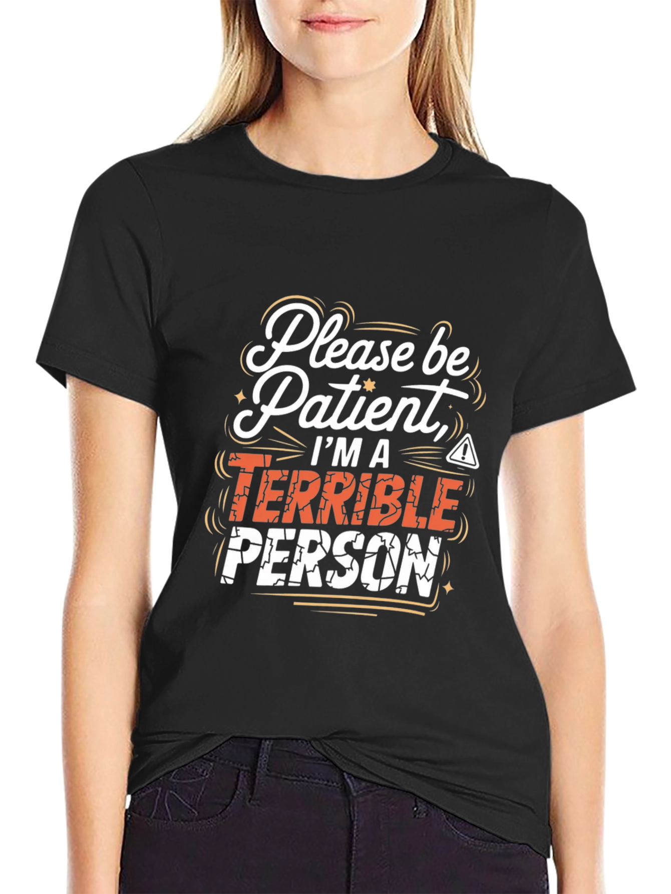 Terrible Person Graphic Tee - Funny Sarcastic T-Shirt