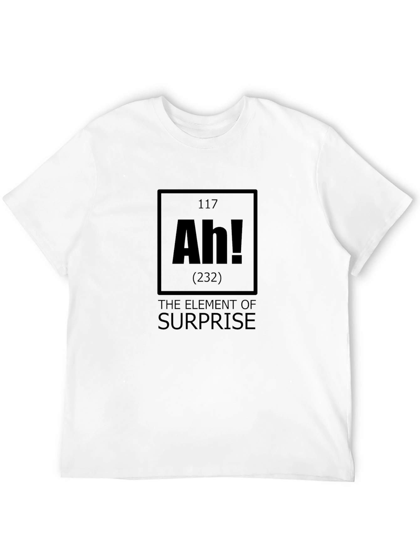 Ah! Element of Surprise Black T-Shirt