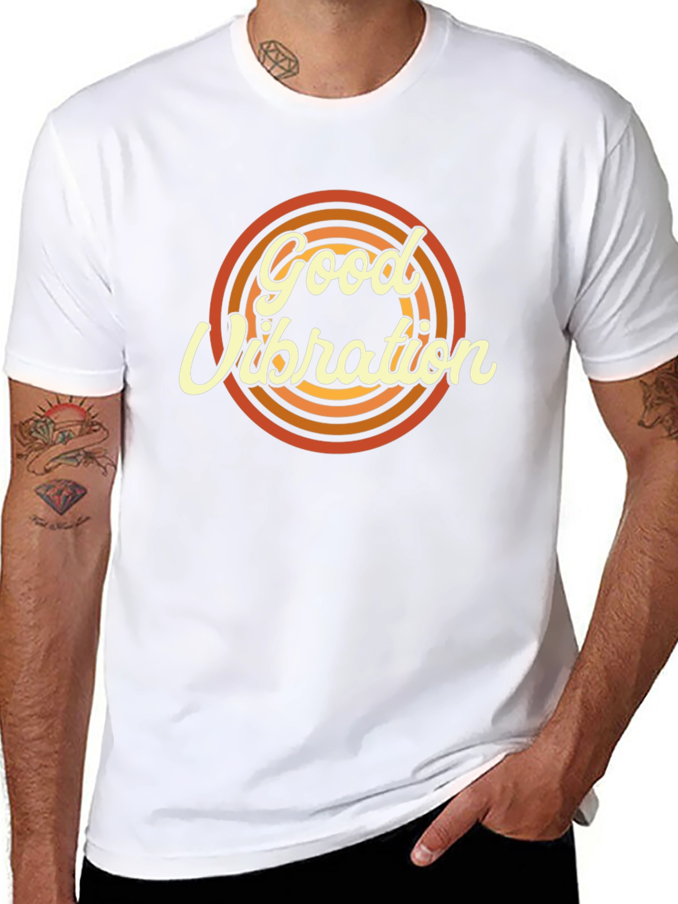 Retro Good Vibration Graphic Tee