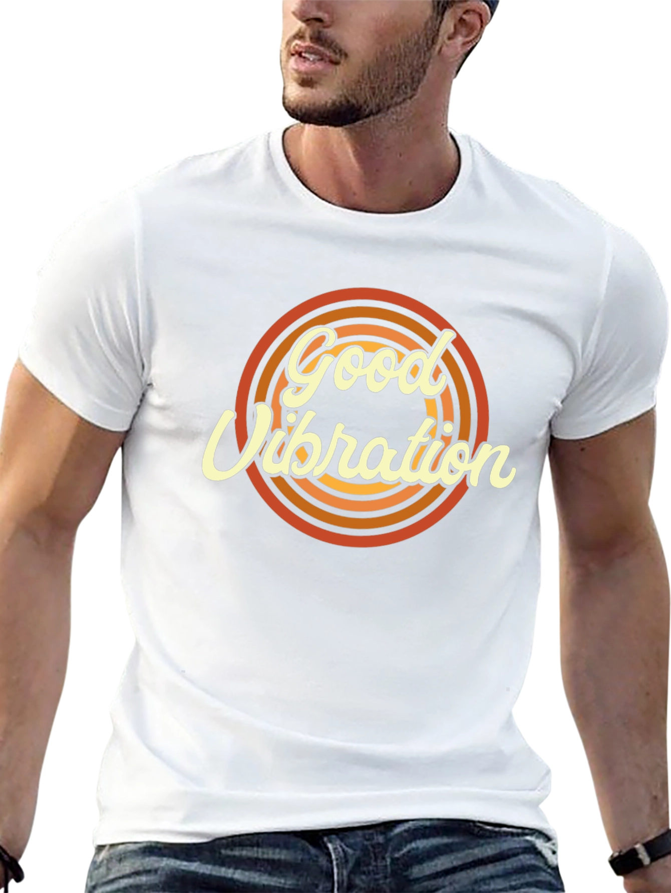 Retro Good Vibration Graphic Tee