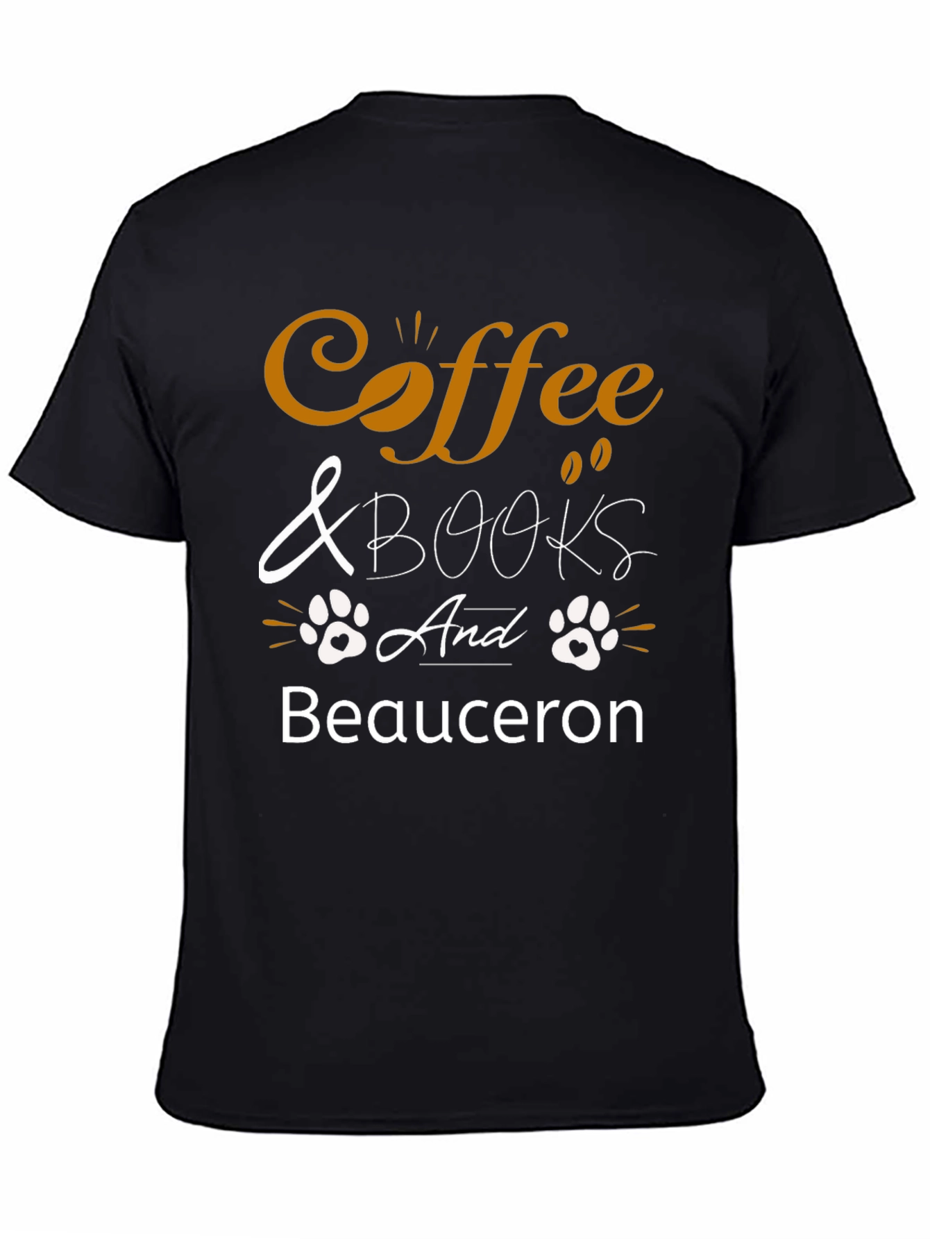 Coffee & Books Beauceron Black T-Shirt
