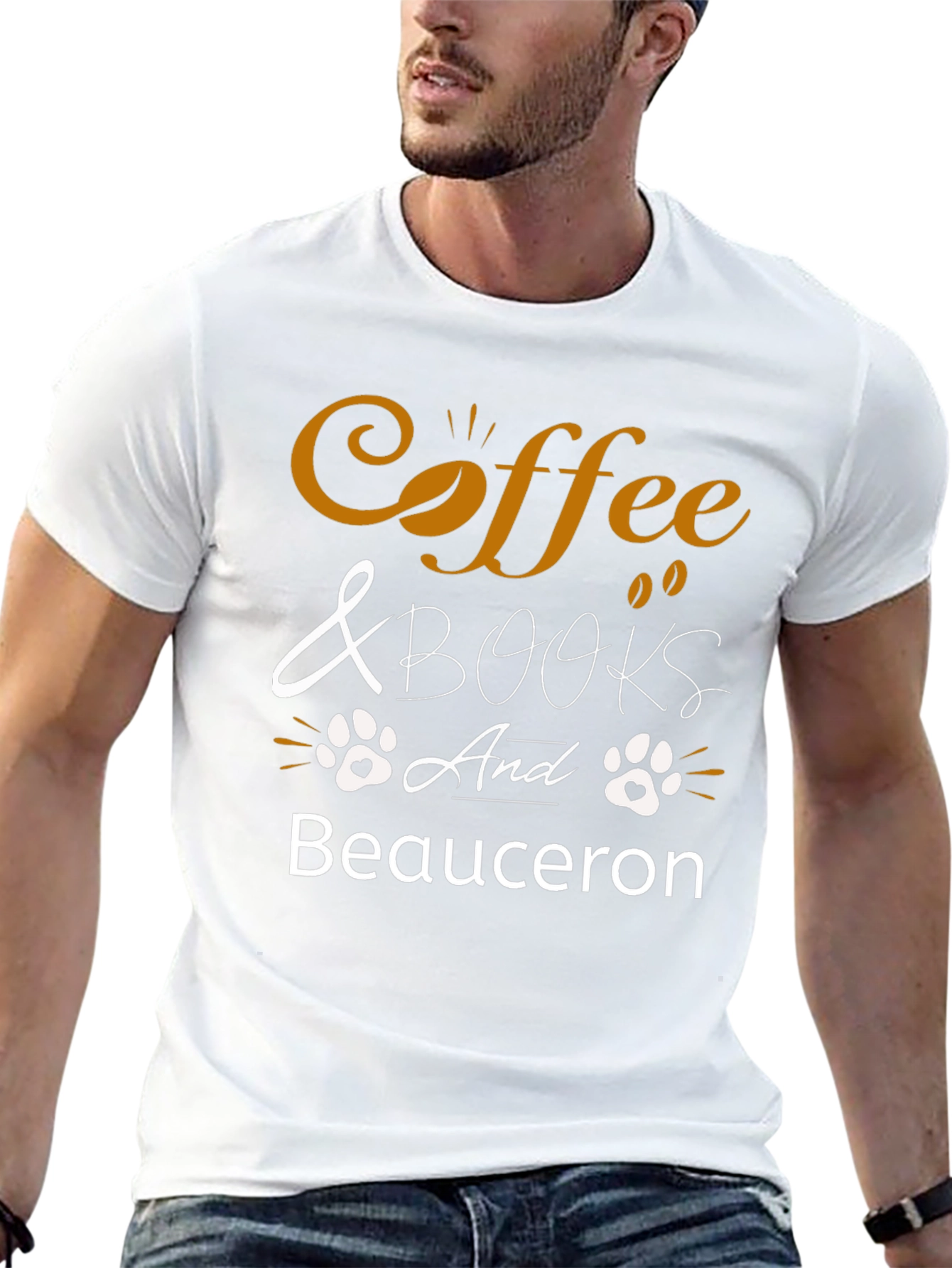 Coffee & Books Beauceron Black T-Shirt
