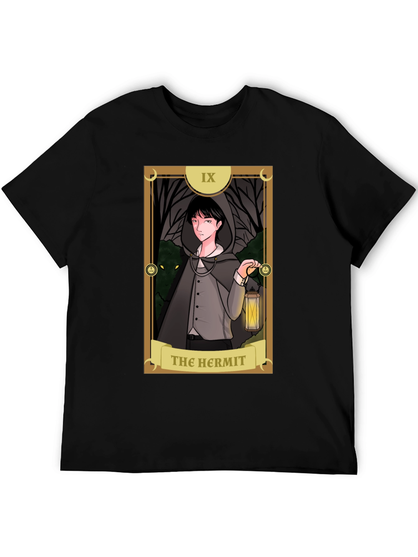 The Hermit Tarot Card Graphic T-Shirt