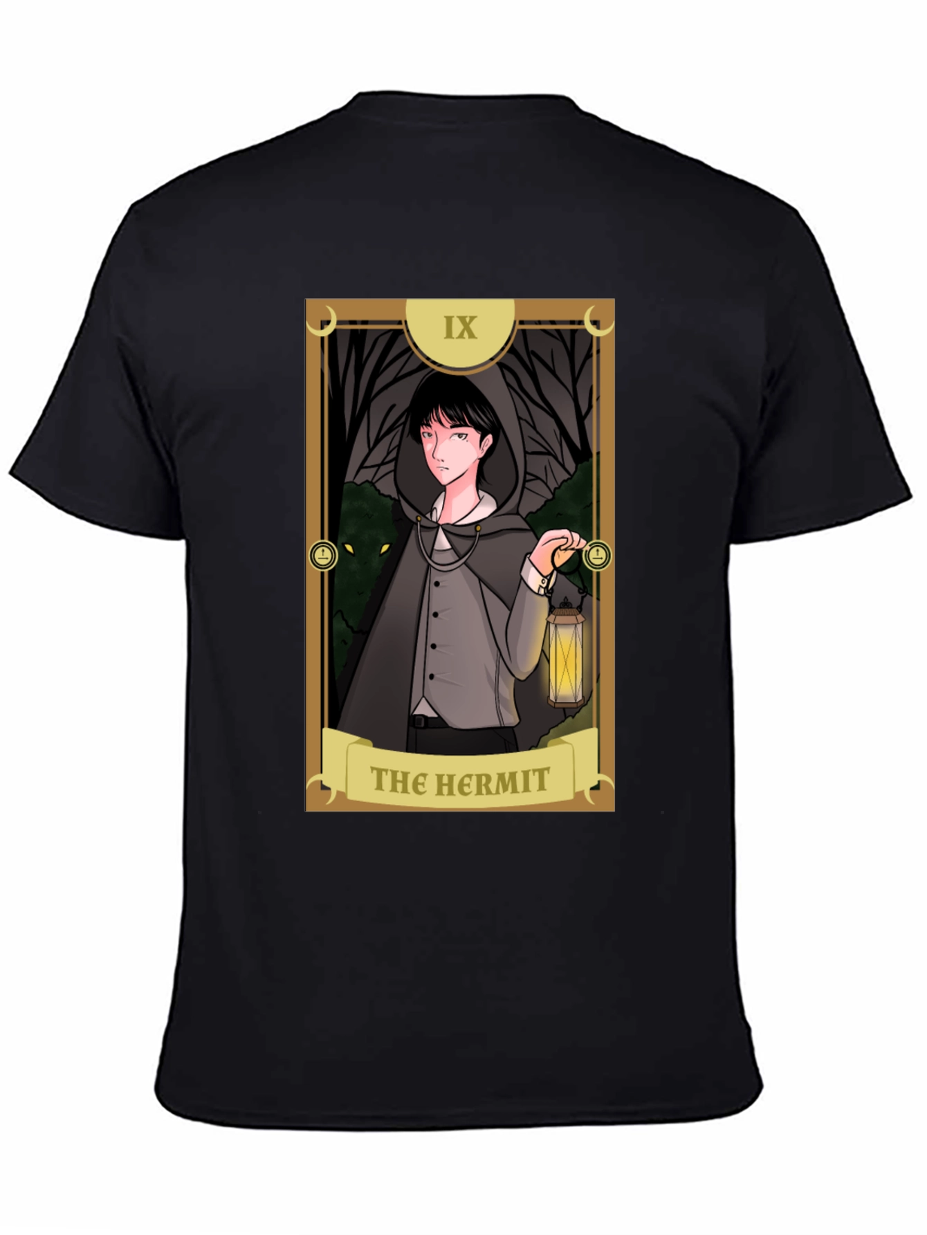 The Hermit Tarot Card Graphic T-Shirt