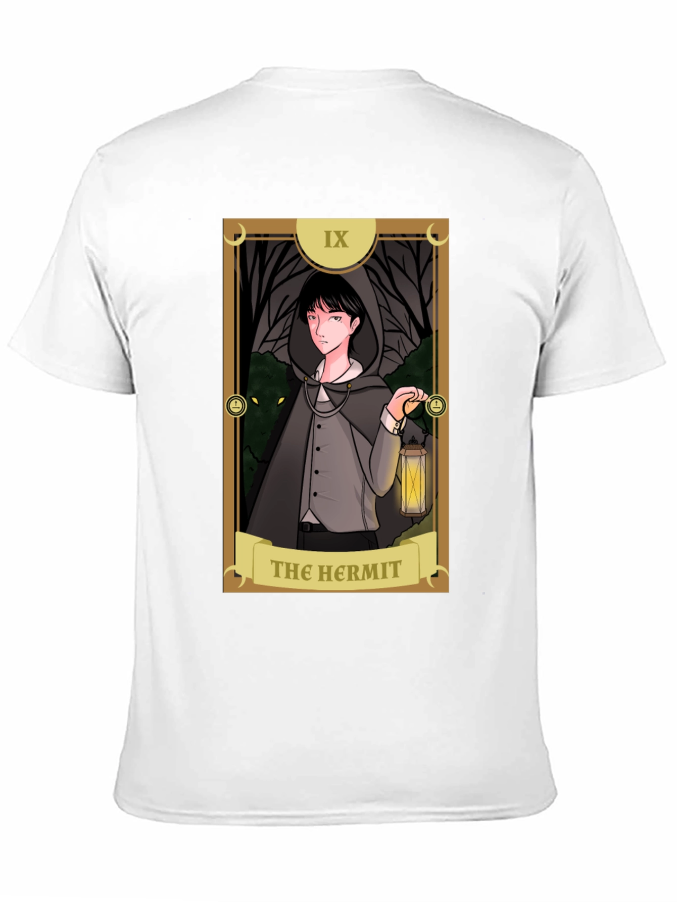 The Hermit Tarot Card Graphic T-Shirt