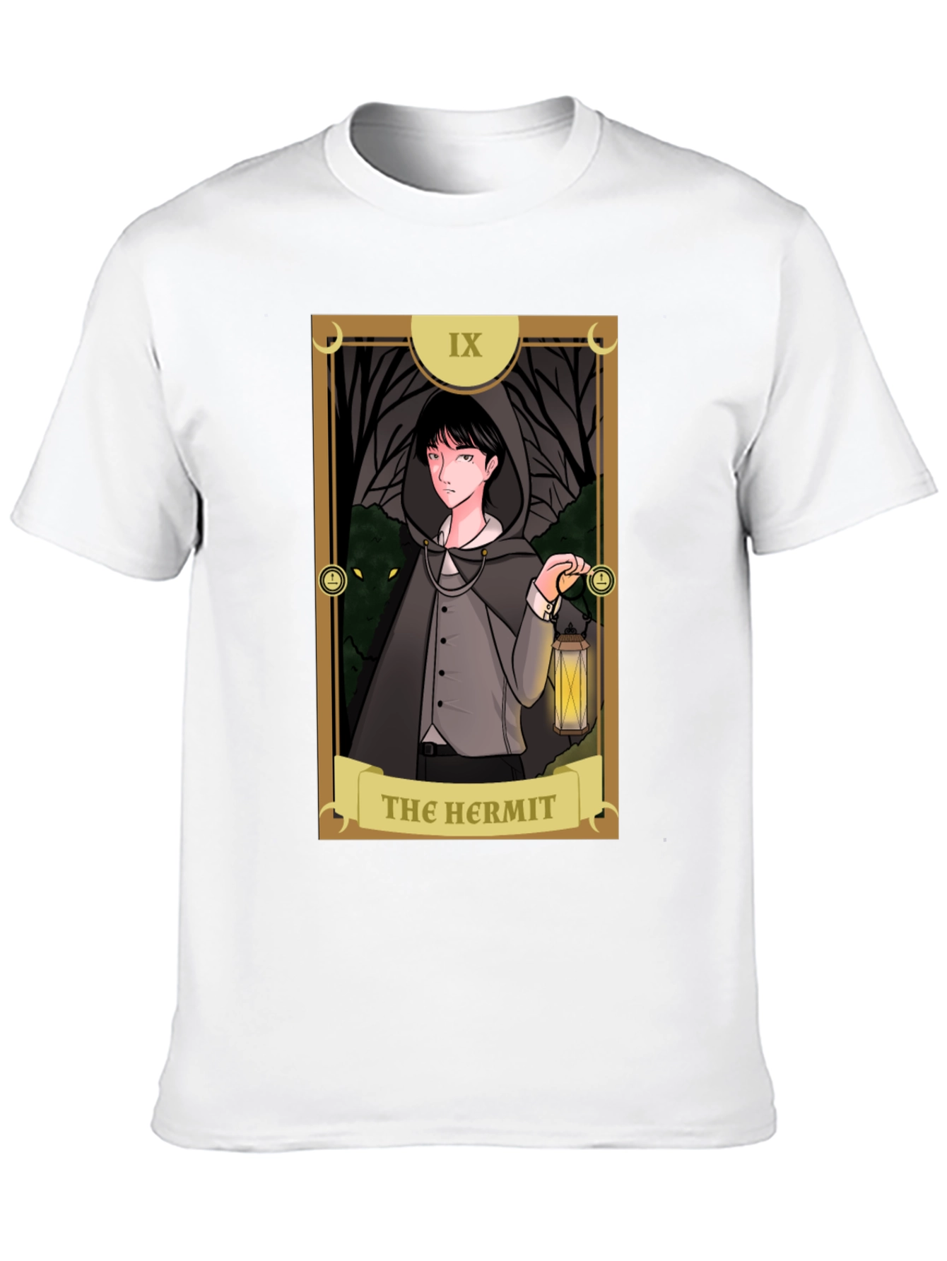 The Hermit Tarot Card Graphic T-Shirt