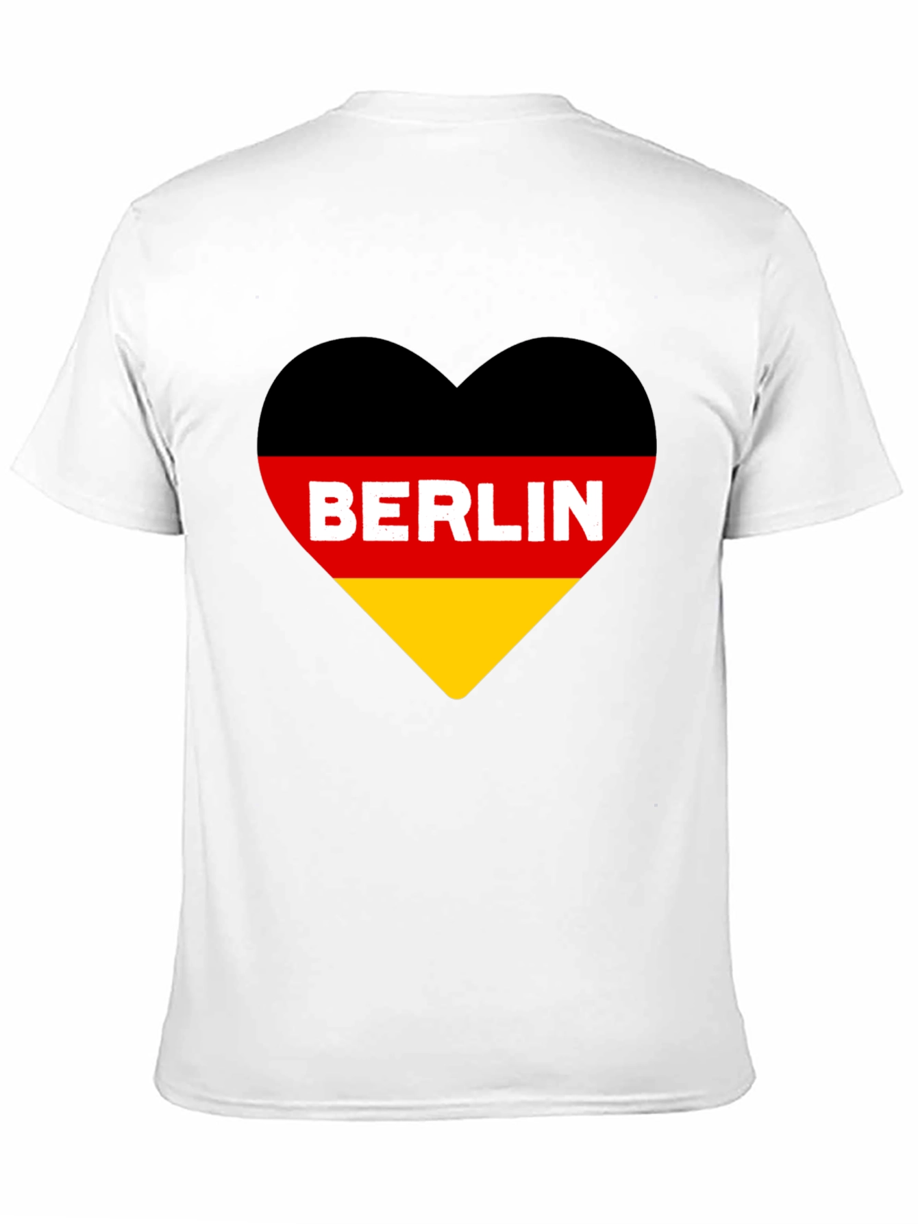 Berlin Germany Flag Heart T-Shirt