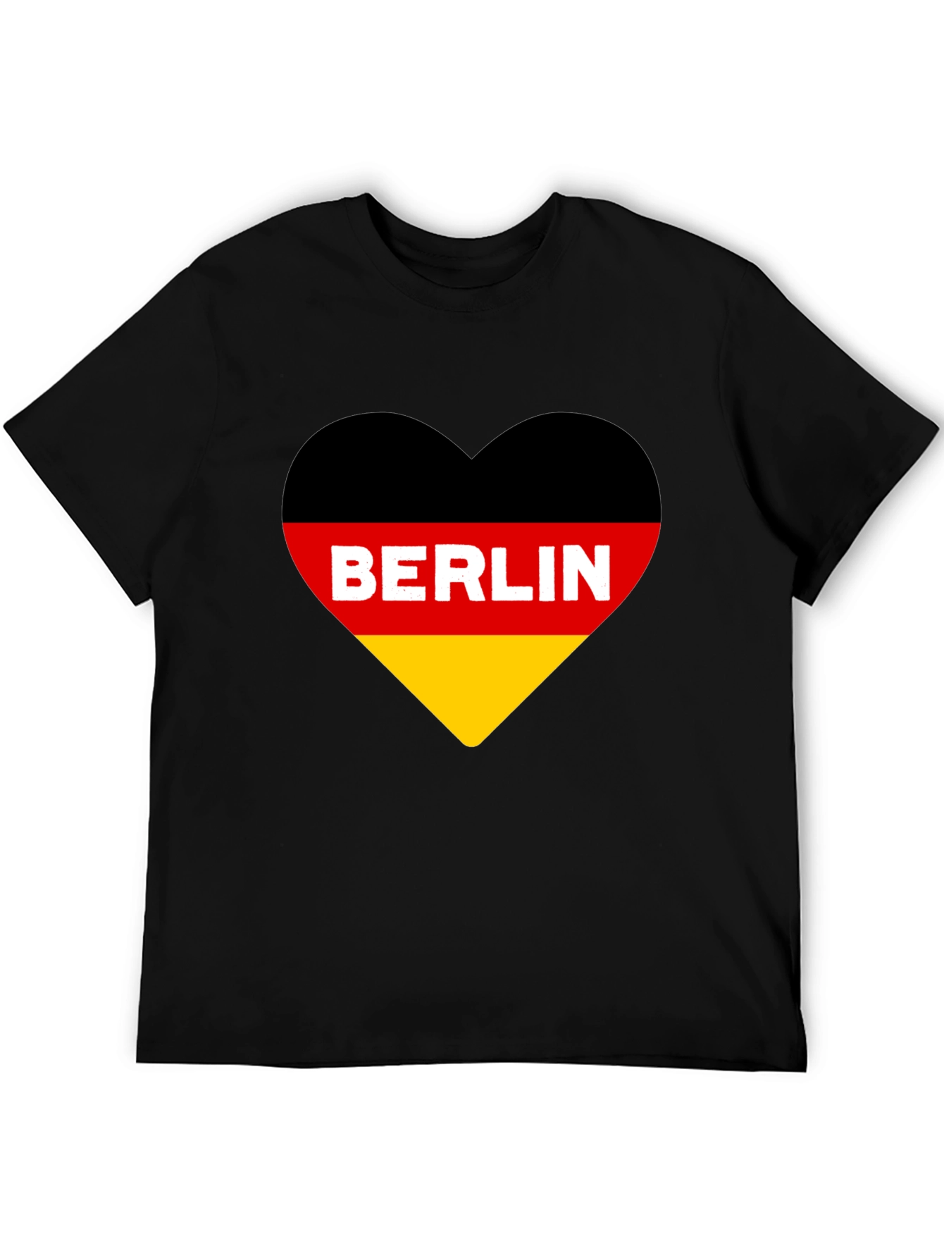 Berlin Germany Flag Heart T-Shirt