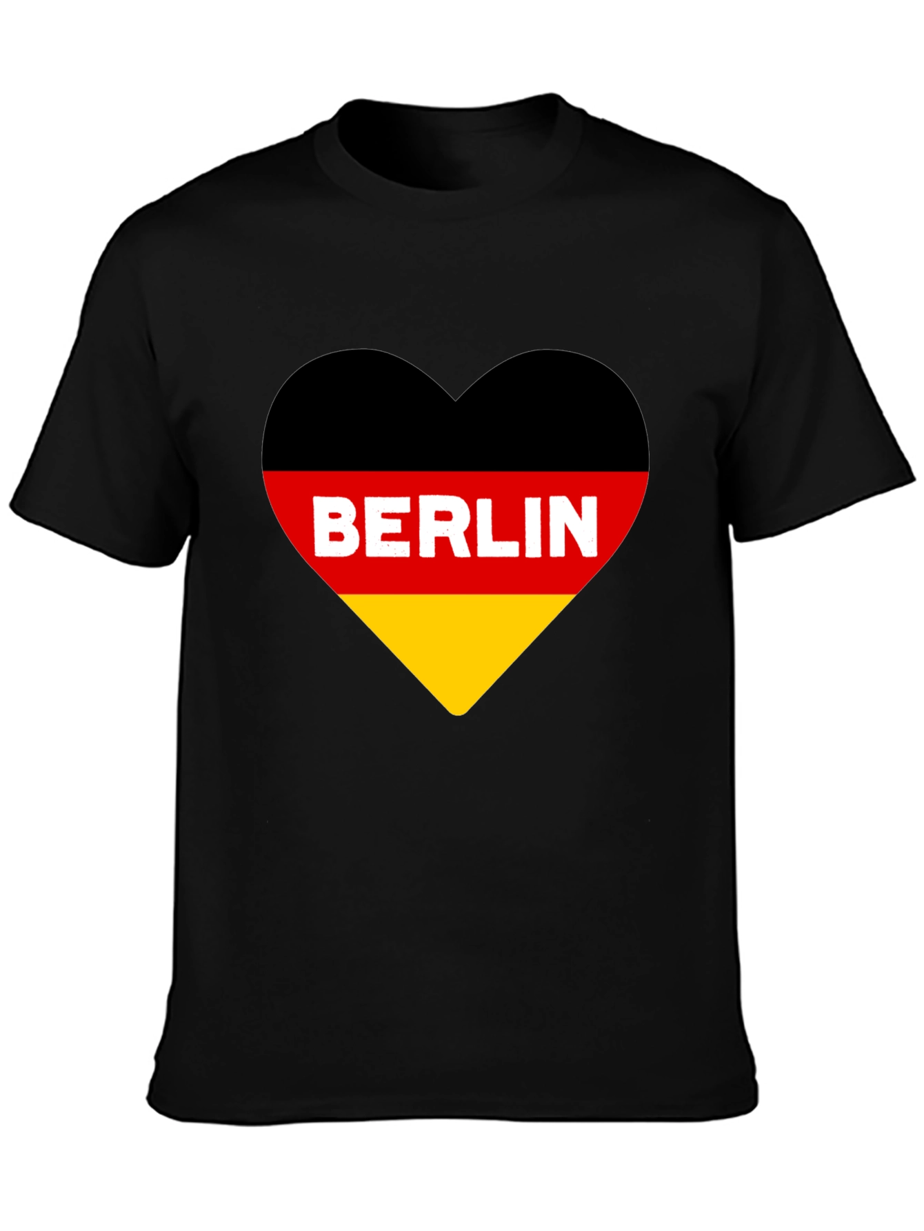 Berlin Germany Flag Heart T-Shirt