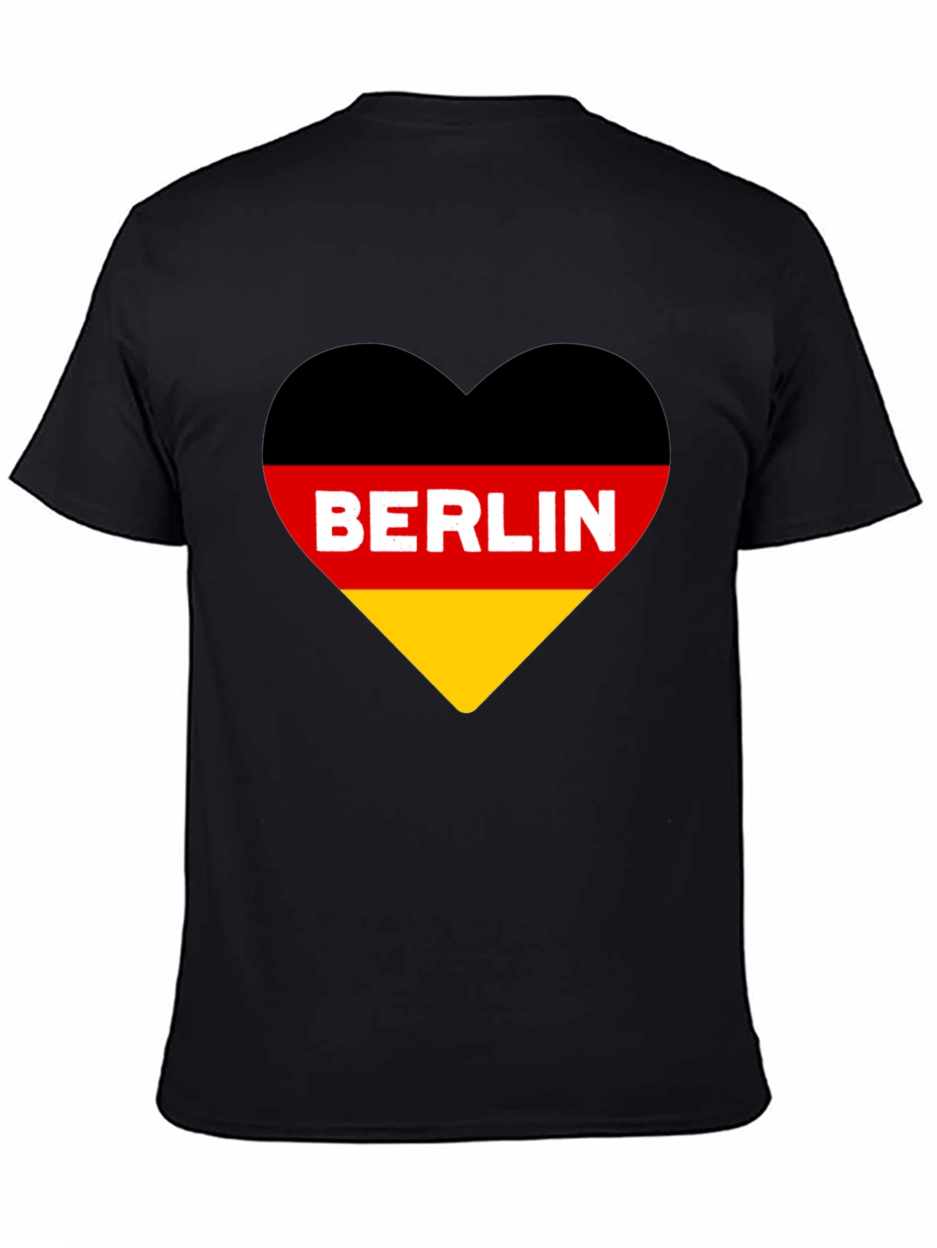 Berlin Germany Flag Heart T-Shirt