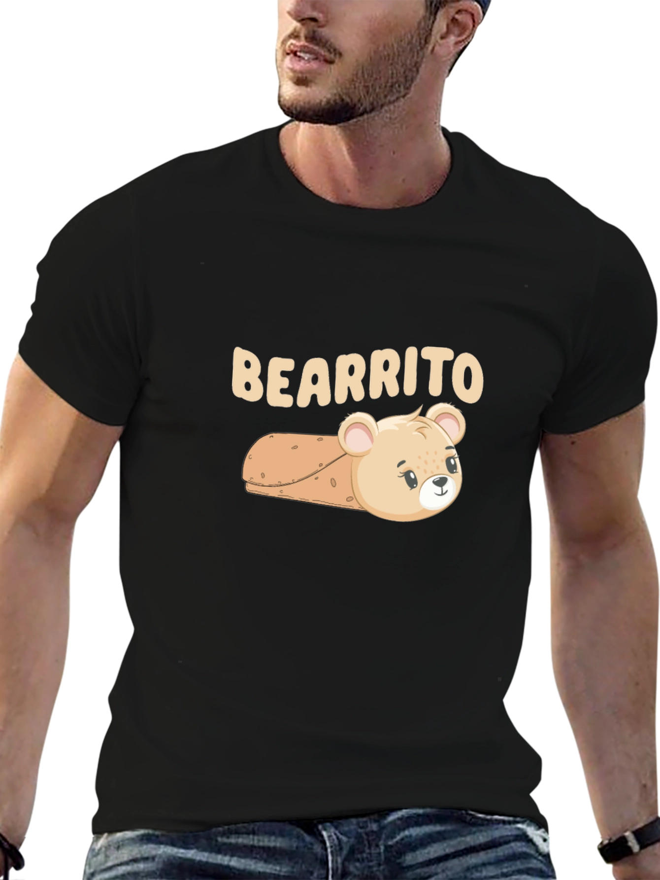 Bearrito Funny Foodie T-Shirt