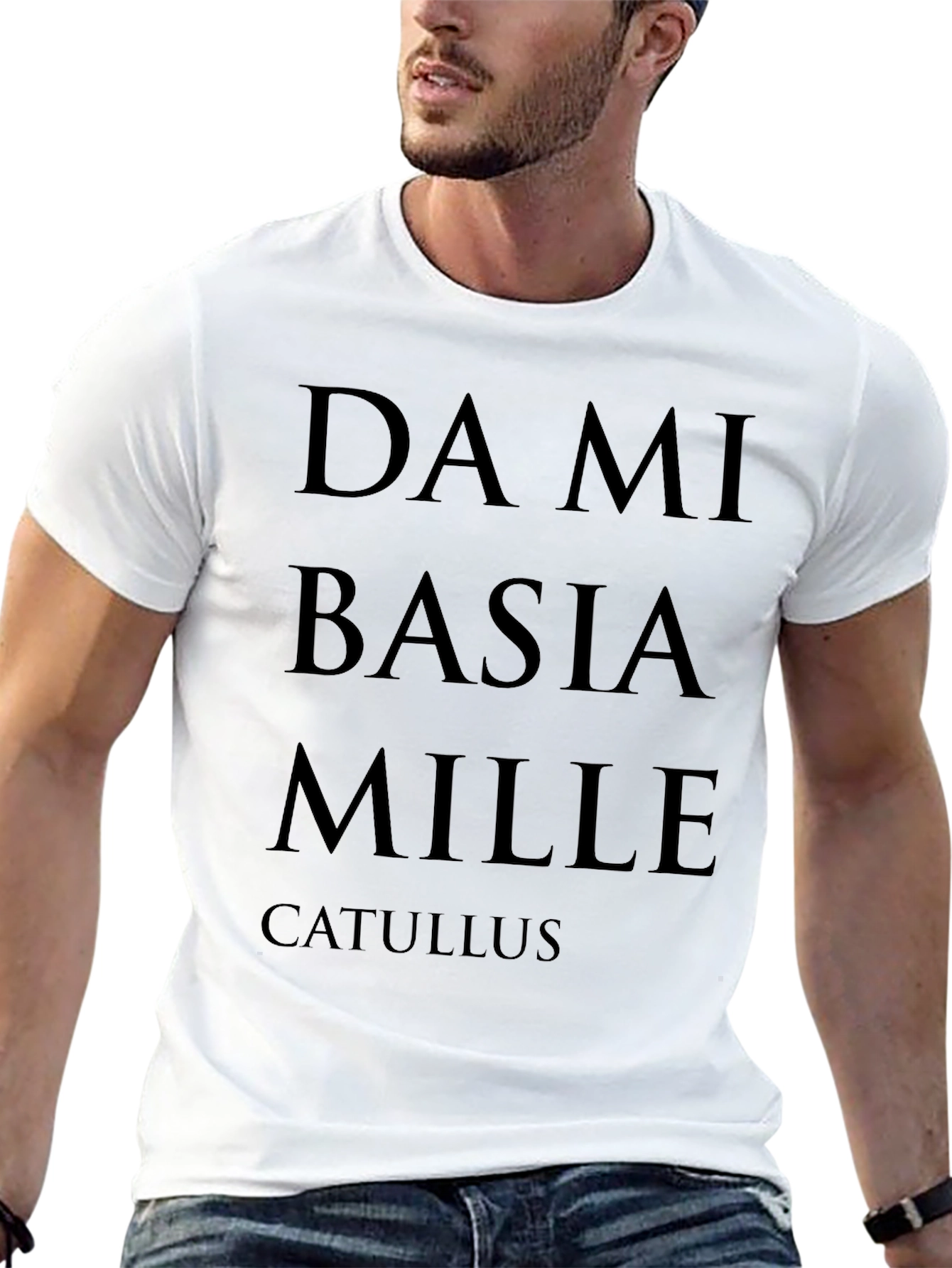 Da Mi Basia Mille Catullus Black T-Shirt