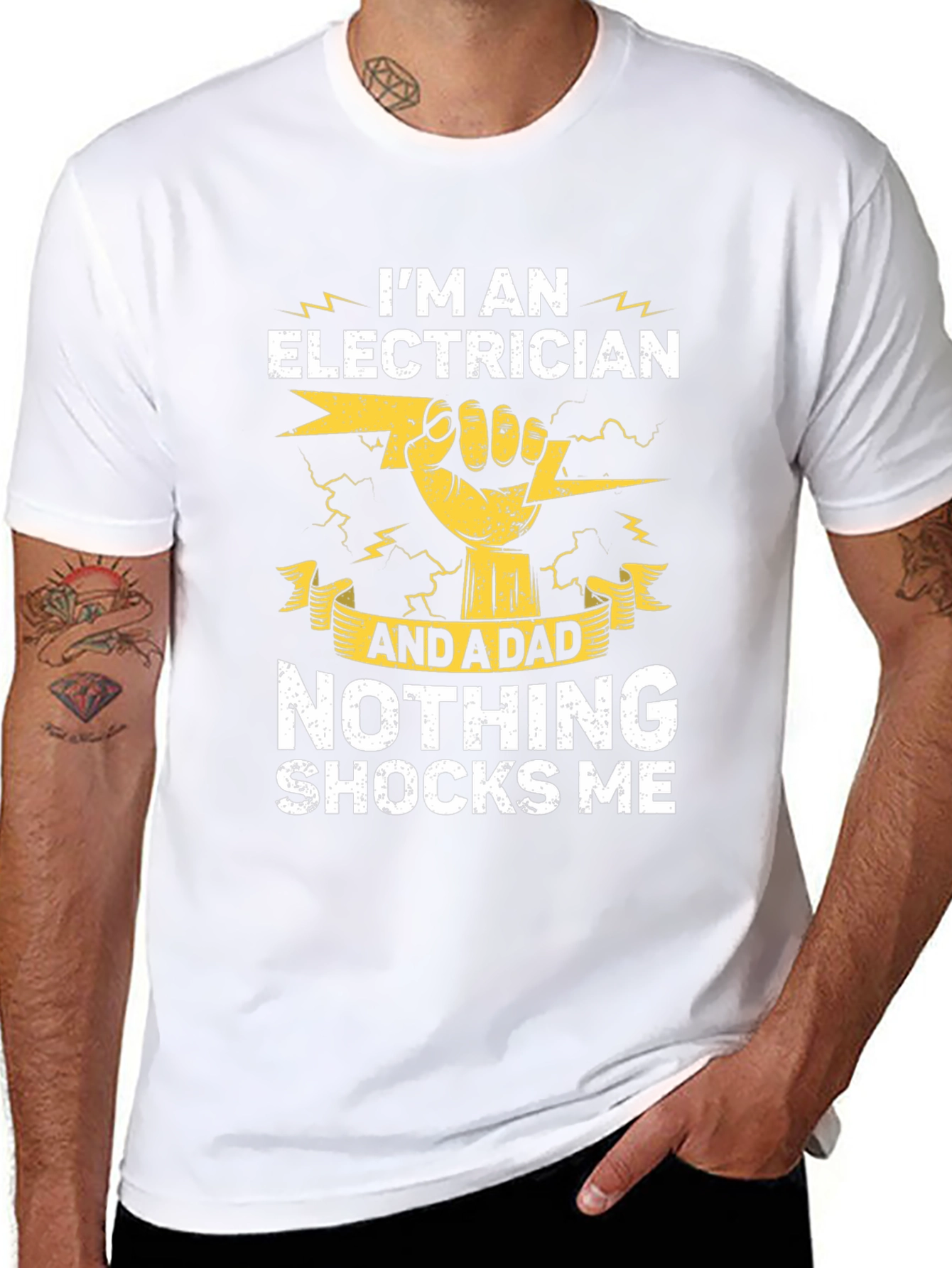 Electrician Dad Graphic Tee